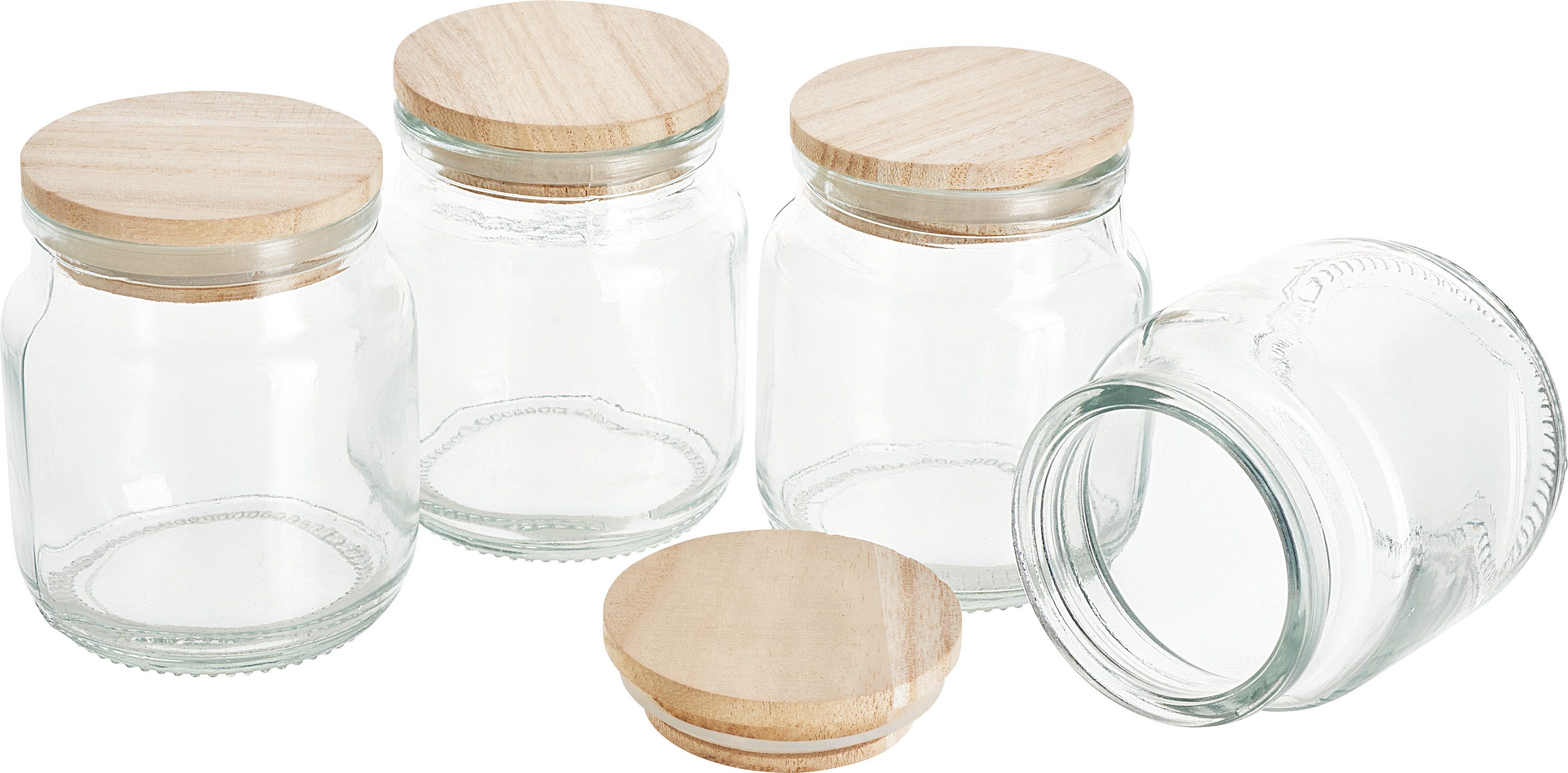 Vorratsglas Vorratsglas mit Holzdeckel