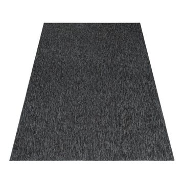 Teppich Kurzflor Teppich Neva Anthrazit, Teppich Boss, rechteckig, Höhe: 7 mm