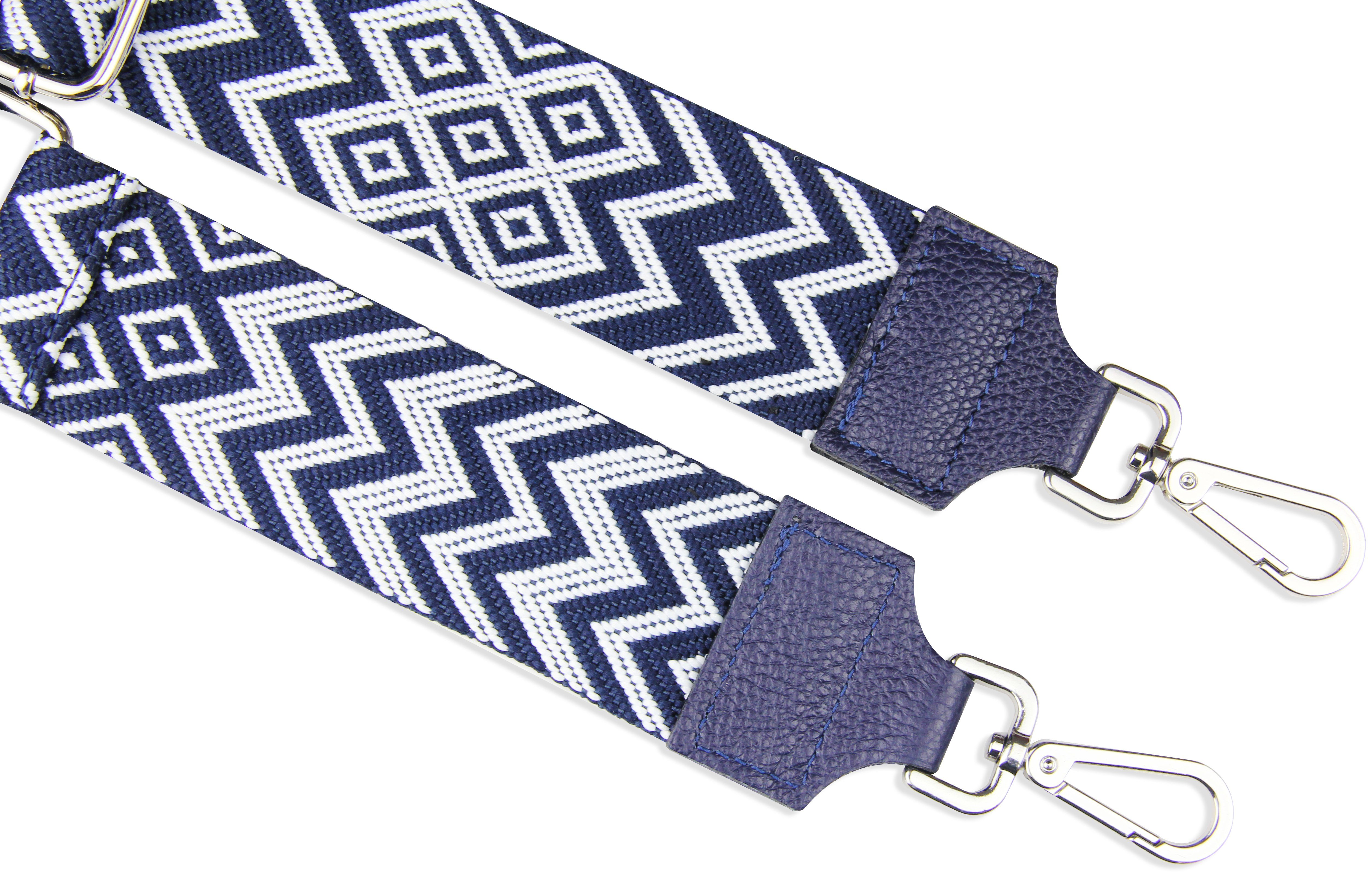 Frentree Schulterriemen MADE IN ITALY, 5cm breiter Schultergurt für Taschen, verstellbarer Gurt, Muster: Bohemian