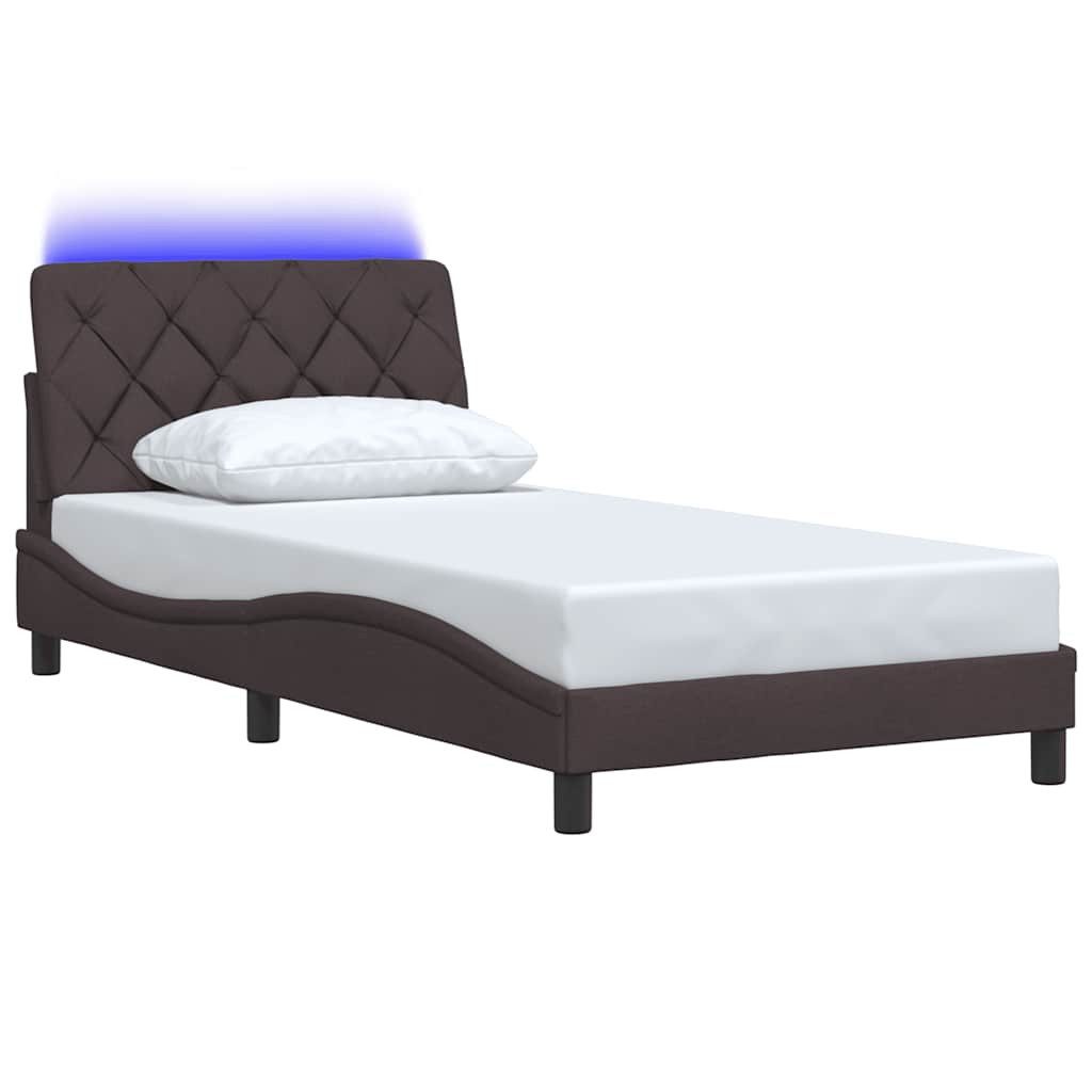 vidaXL Bett Bettgestell mit LED ohne günstig online kaufen