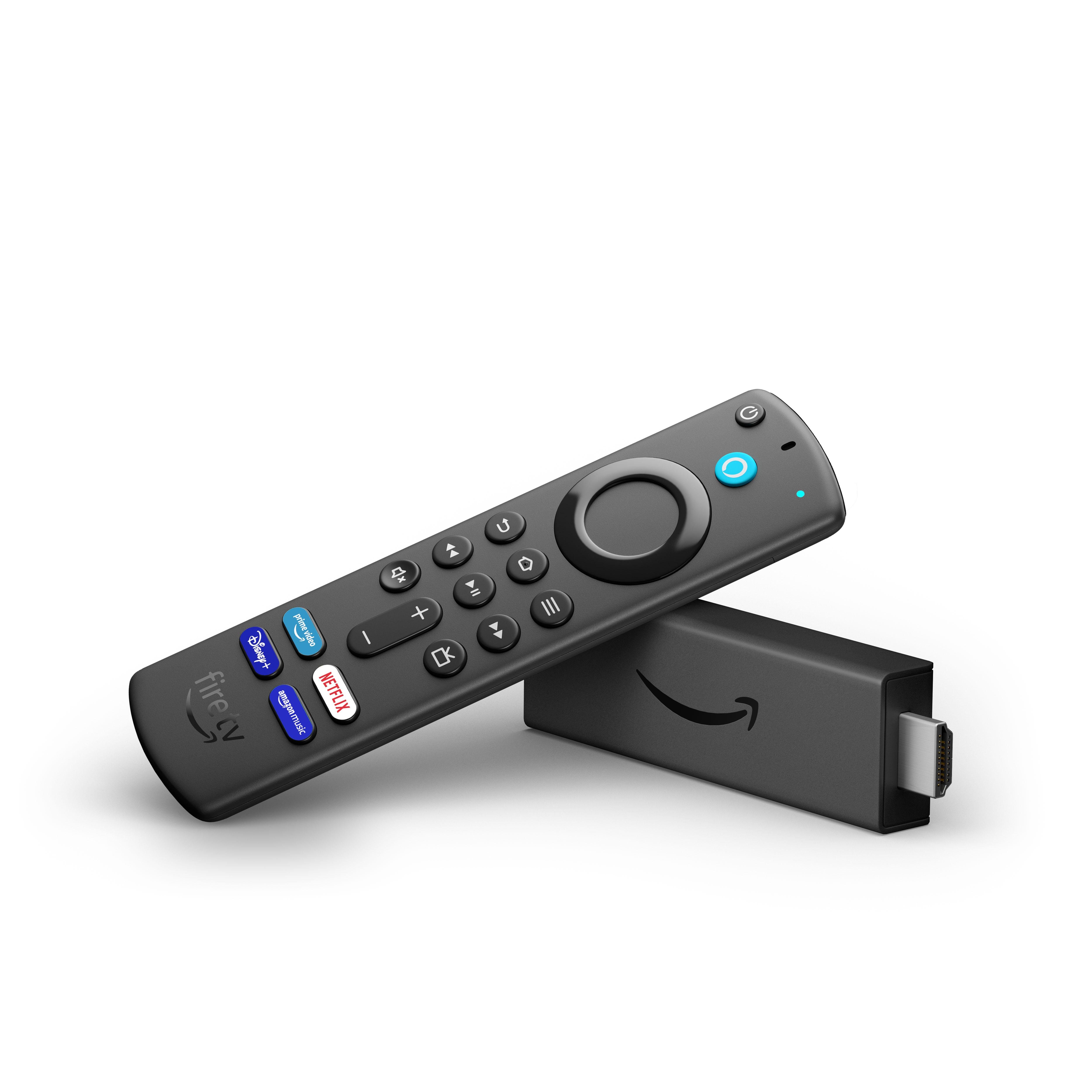 Amazon Streaming-Stick Fire TV Stick 4K 2021, (Set), Leistungsstärkster 4K-Streaming-Stick, Alexa-Sprachfernbedienung Amazon Streaming-Stick Fire TV Stick 4K 2021, (Set), Leistungsstärkster 4K-Streaming-Stick, Alexa-Sprachfernbedienung
