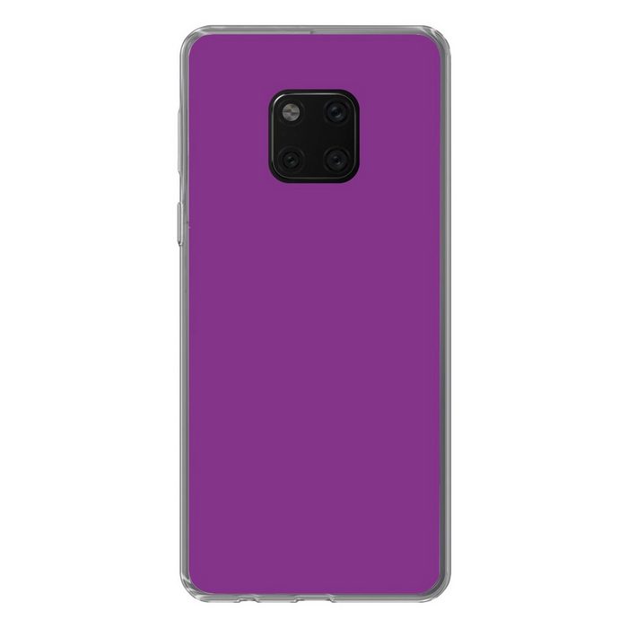 MuchoWow Handyhülle Lila - Farben - Design - Muster Handyhülle Huawei Mate 20 Pro Handy Case Silikon Bumper Case