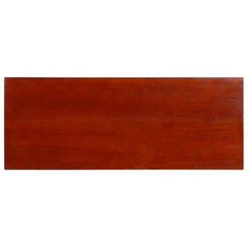 vidaXL Beistelltisch Konsolentisch Klassisches Braun 90x30x75 cm Massivholz Mahagoni (1-St)