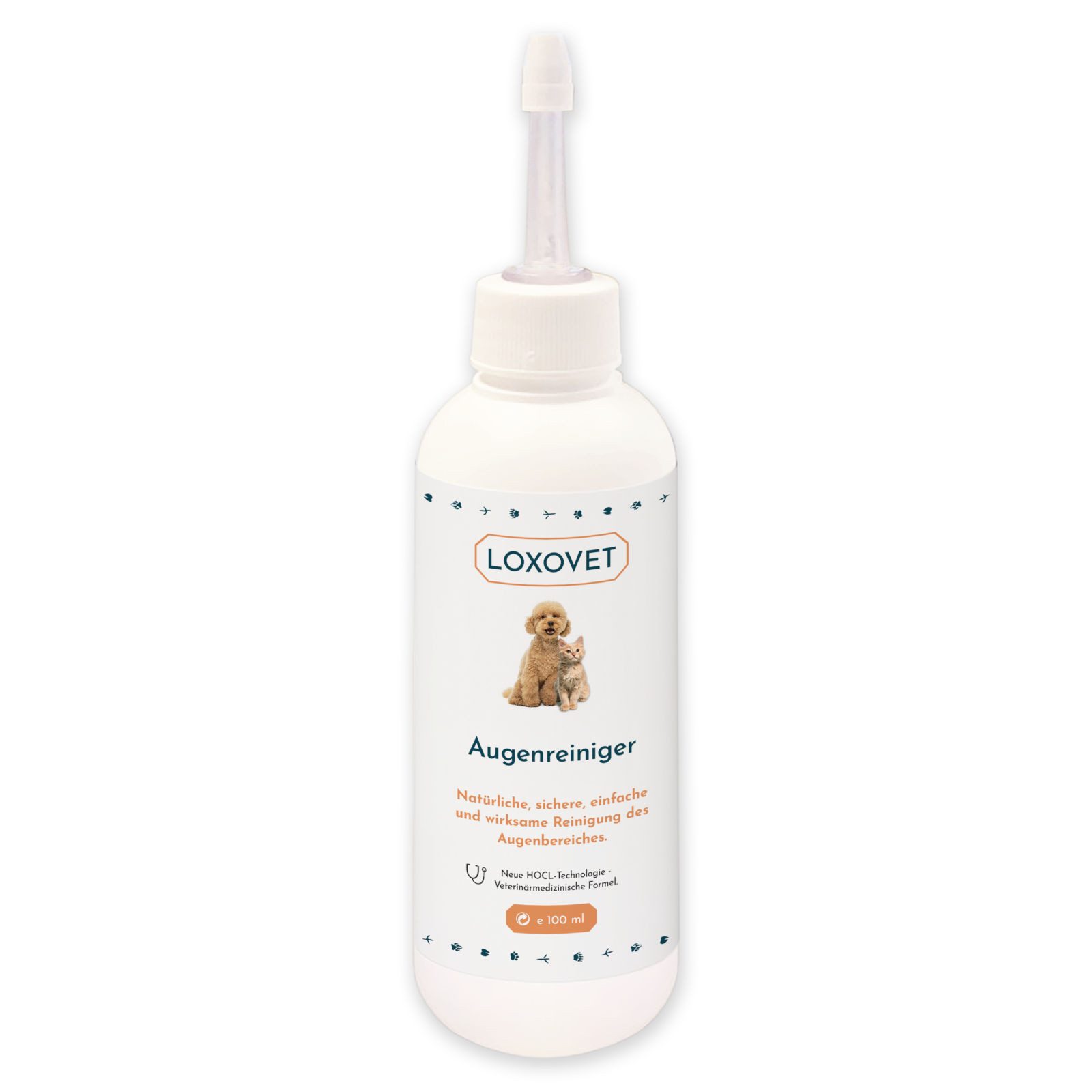 Loxovet Augenpflege-Set Augenreiniger 100 ml - für Hunde, Katzen und alle Haustiere
