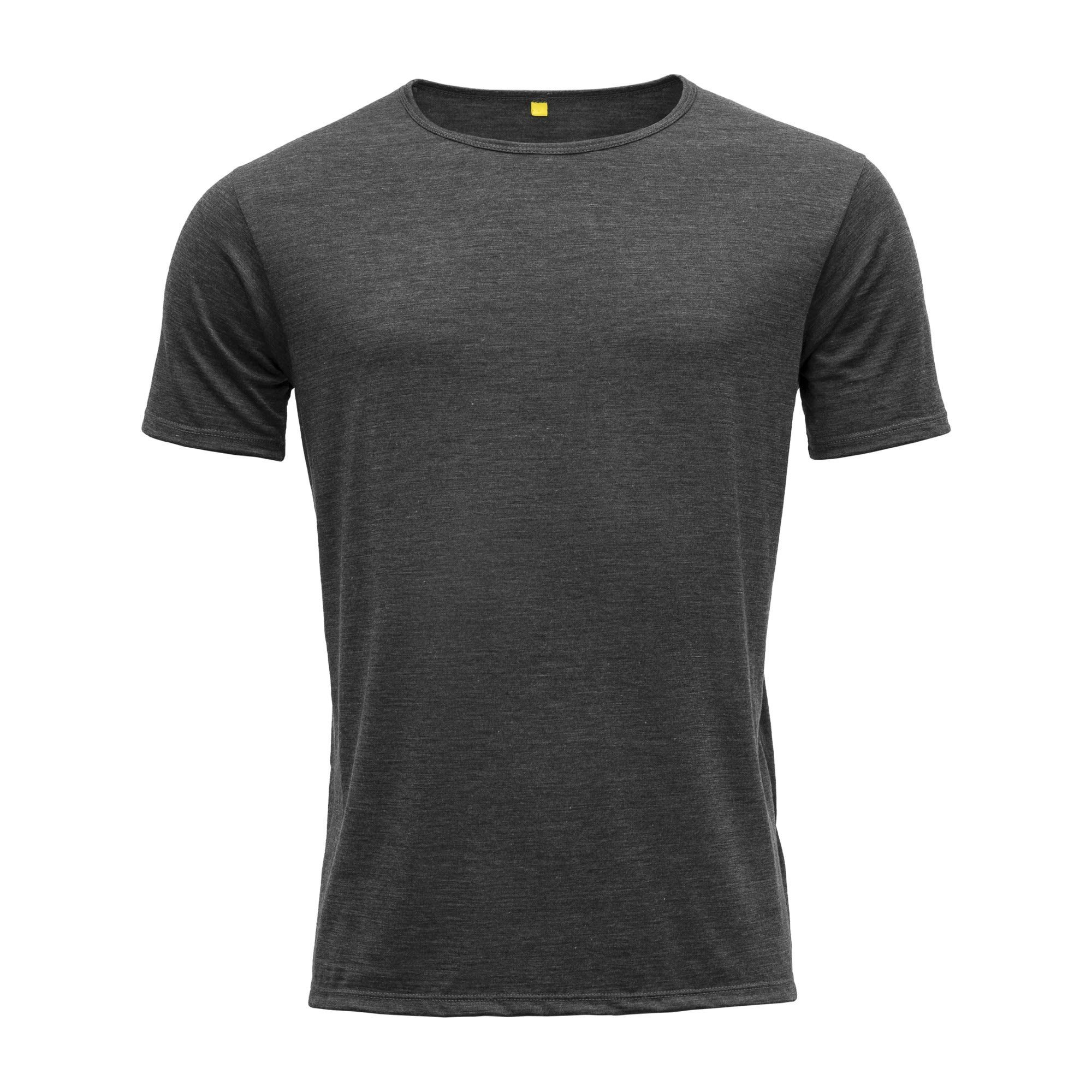 Devold Kurzarm-Shirt Sula Herren Devold Merino 130 Tee T-Shirt Anthracite M