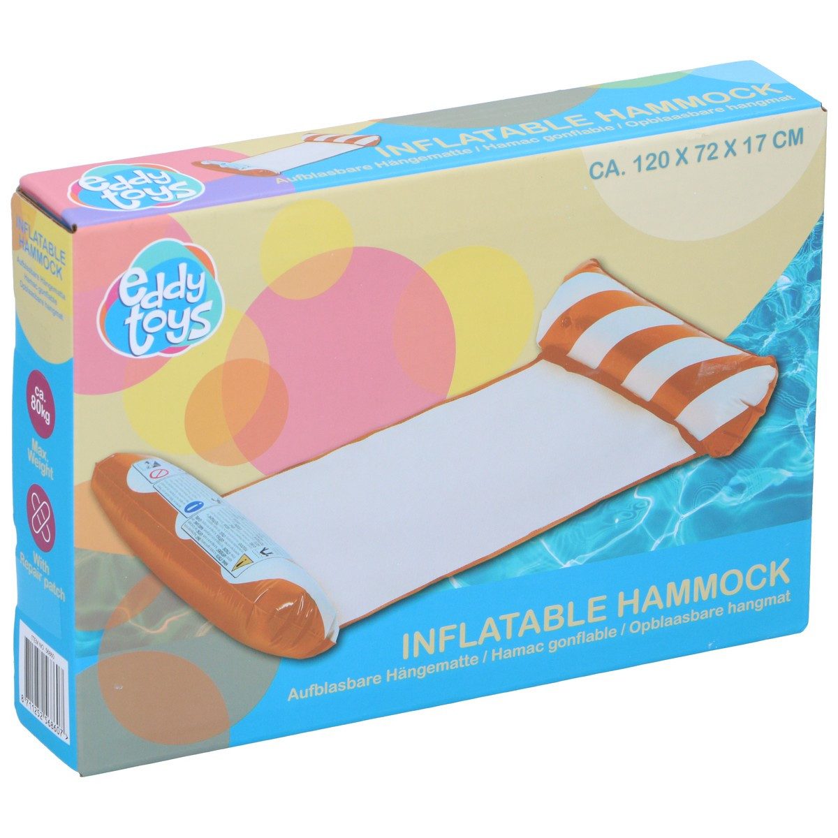 Eddy Toys Luftmatratze Eddy Toys Schwimmmatratze Erwachsene – Luftbett ab 14 Jahren