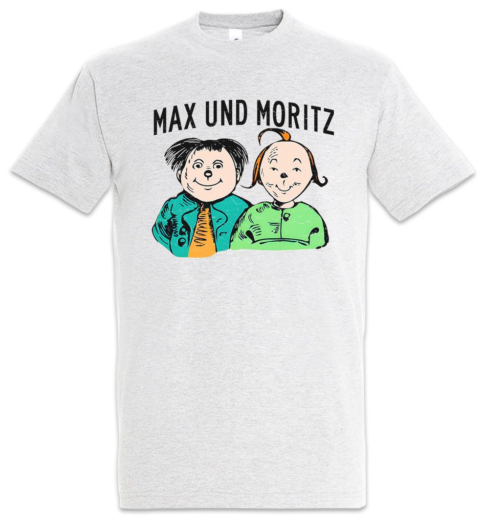 Urban Backwoods Print-Shirt Max und Moritz Herren T-Shirt Wilhelm Lausbuben günstig online kaufen