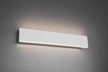 TRIO Leuchten LED Wandleuchte Concha, LED fest integriert, Warmweiß, mit up-and-down-Beleuchtung, dimmbar über Wandschalter, 2x 1000 Lumen