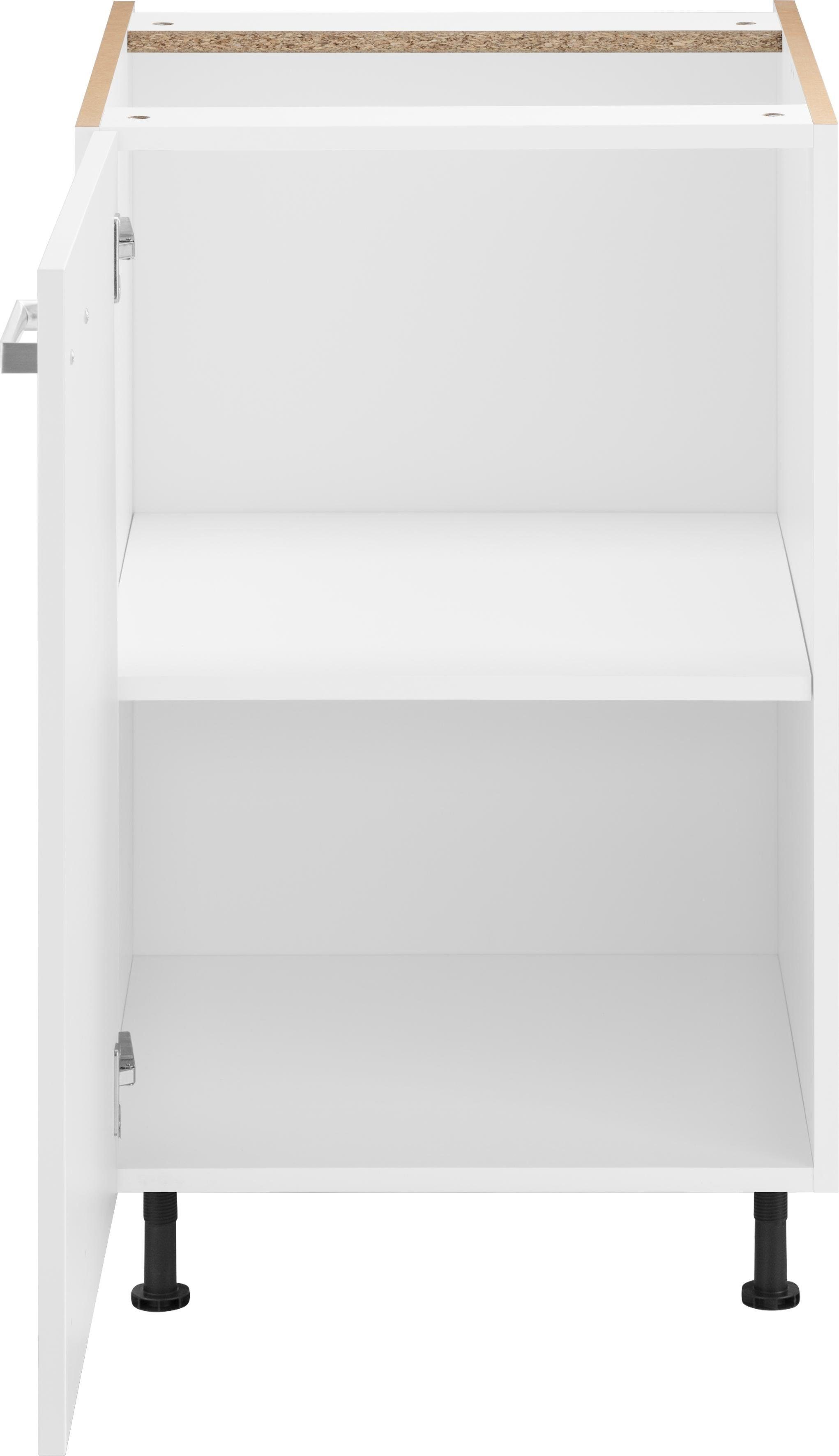 OPTIFIT Breite | Parma cm 50 weiß weiß Unterschrank