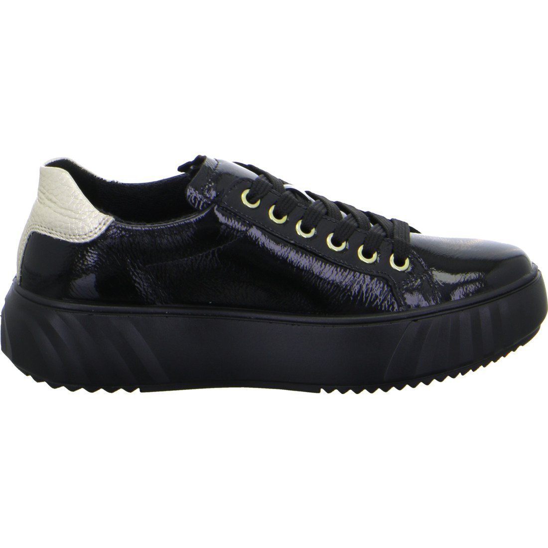 Sneaker schwarz Ara 049670 Monaco Ara Damen Schuhe, - Leder Sneaker