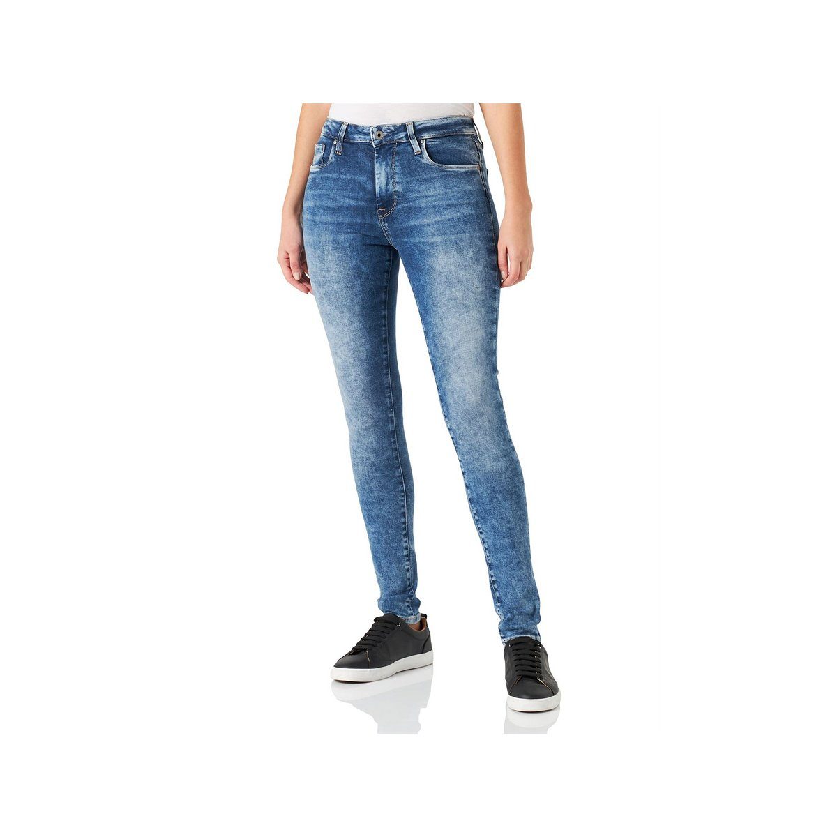 Jeans (1-tlg) 5-Pocket-Jeans uni Pepe