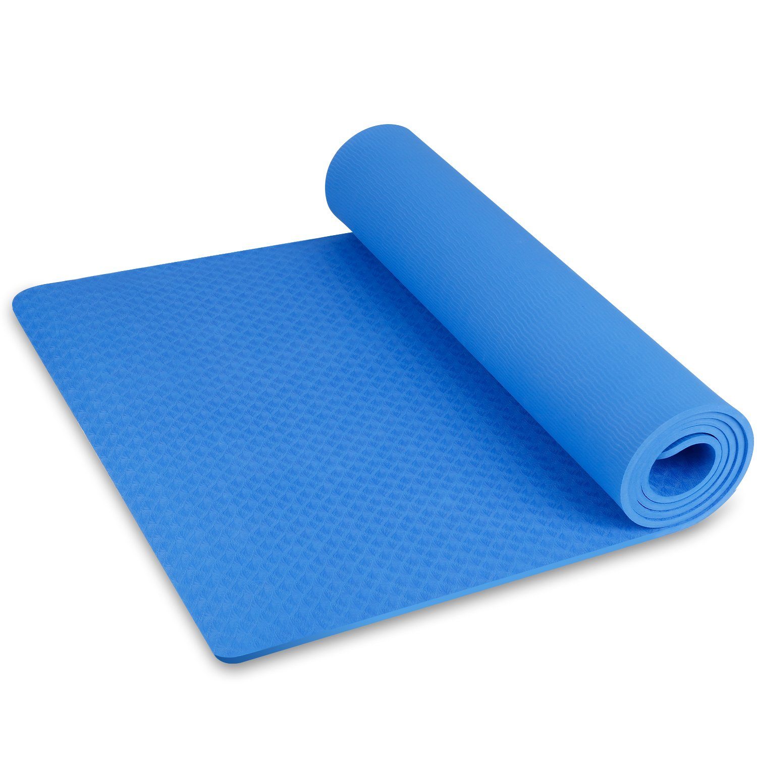 INTEY Yogamatte, Yogamatte Gymnastikmatte TPE Rutschfest Übungsmatte