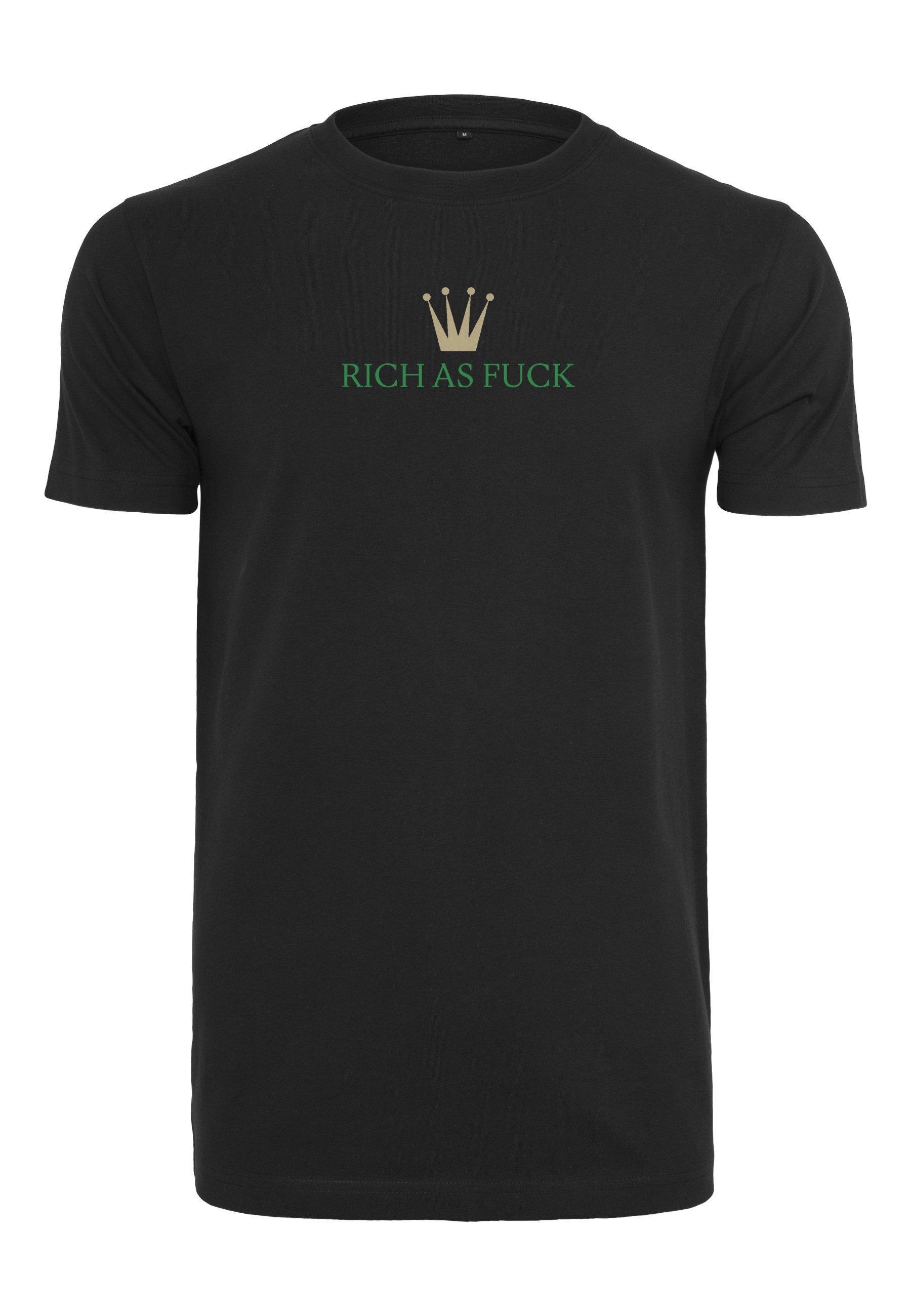 MisterTee T-Shirt MisterTee Herren Rich As Fuck Tee (1-tlg)