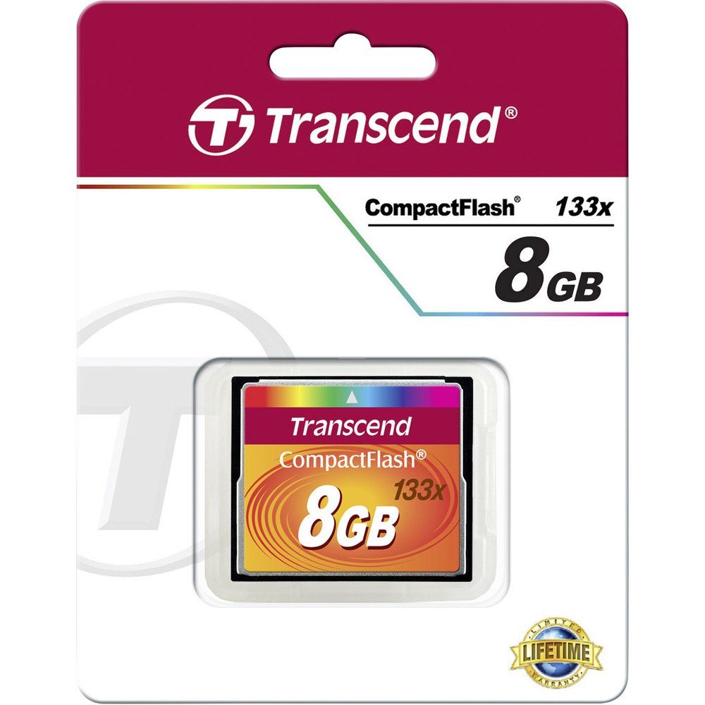 Transcend Transcend Standart 133x CF-Karte 8 GB Speicherkarte