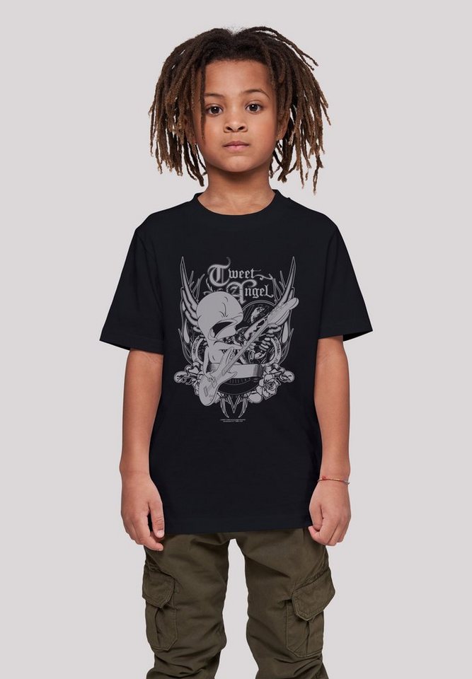F4NT4STIC Kurzarmshirt Kinder Looney Tunes Tweety Pie Rock with Kids Basic  Tee (1-tlg) | T-Shirts
