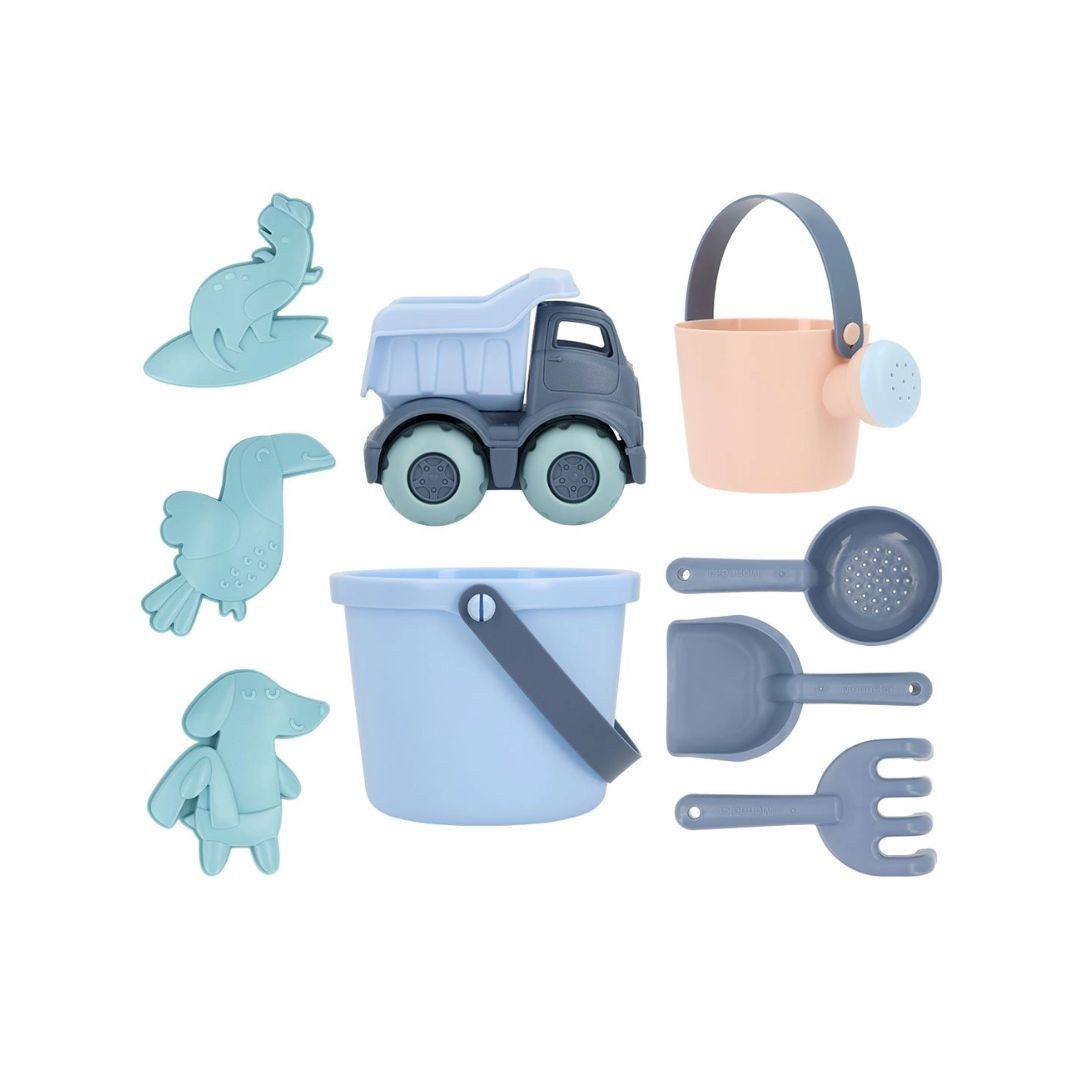 suebidou Sandform-Set Sand-Spielzeug 9 teilig blau, günstig online kaufen