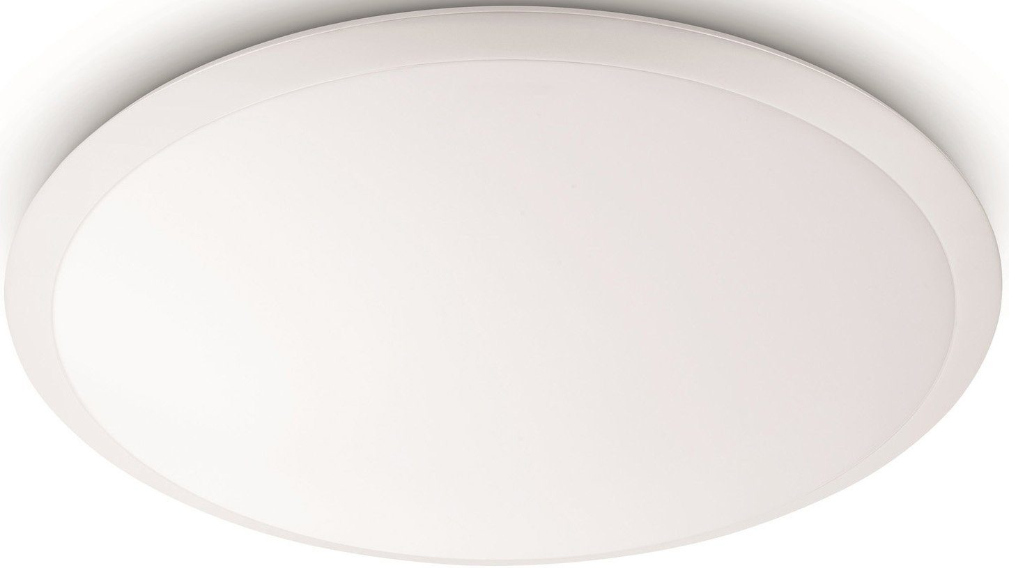 Philips fest Wawel, LED Deckenleuchte Weiß integriert, myLiving Deckenleuchte Warmweiß, 1600lm, LED