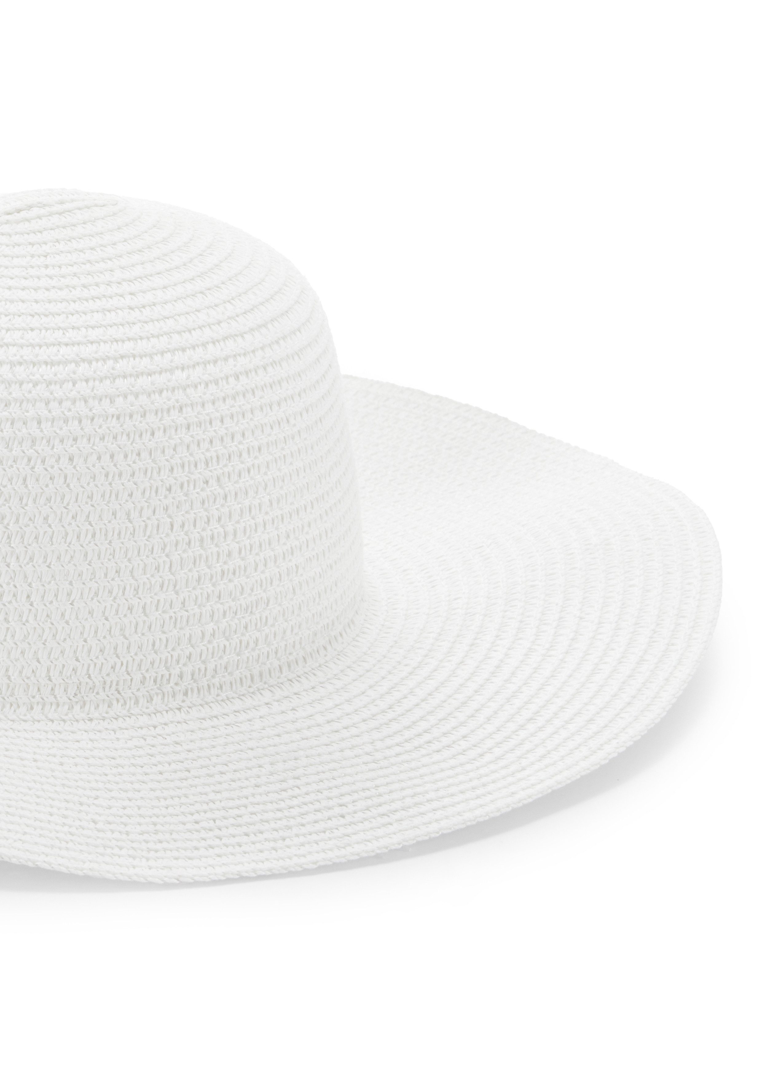 LASCANA Strohhut Sonnenhut, Sommerhut, Kopfbedeckung, Hut im eleganten Look mit breiter Krempe