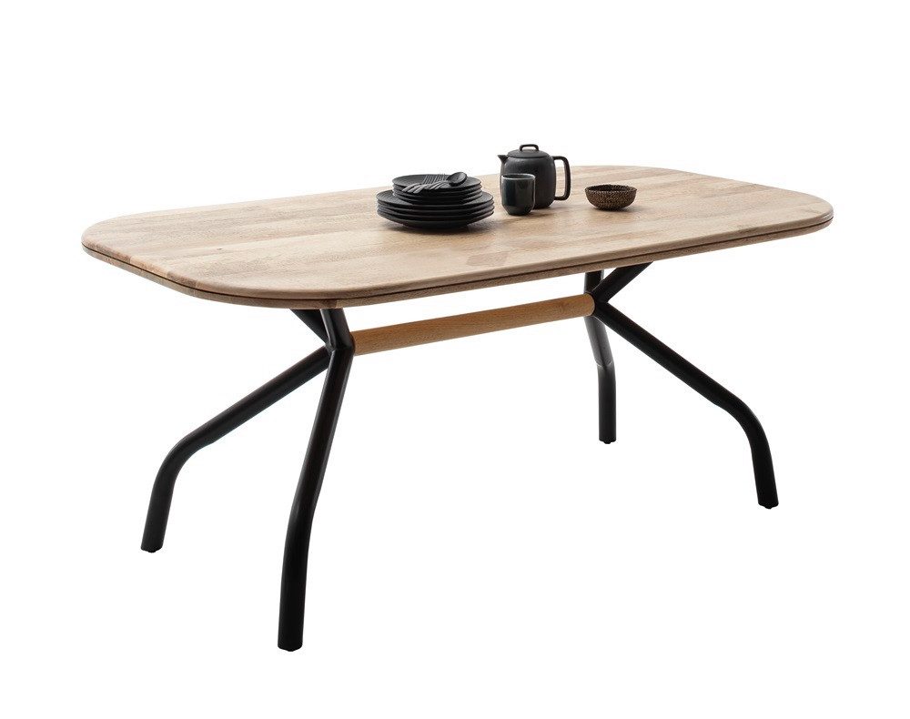 MCA furniture Esstisch Esstisch Biran, Akazie massiv, 180 x 100 (No-Set), 180 cm, Tisch, Esszimmertisch, Küchentisch