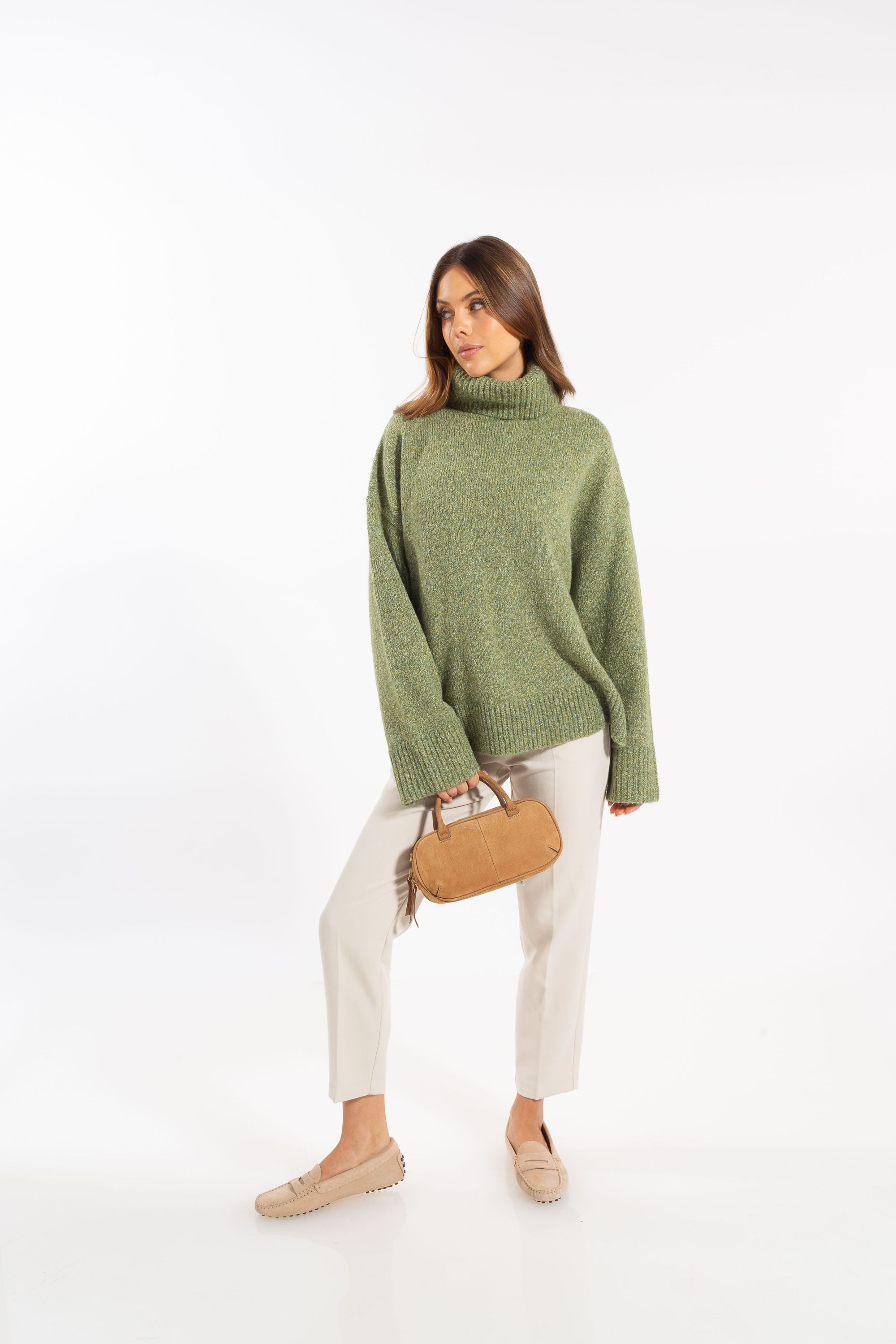 ADLYSH Strickpullover OVERSIZED PULLOVER MIT WOLLE