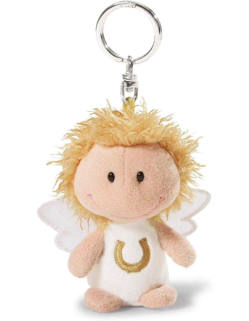 Nici Plüschfigur Nici 34555 Schlüsselanhänger Schutzengel weiß Ich pass auf