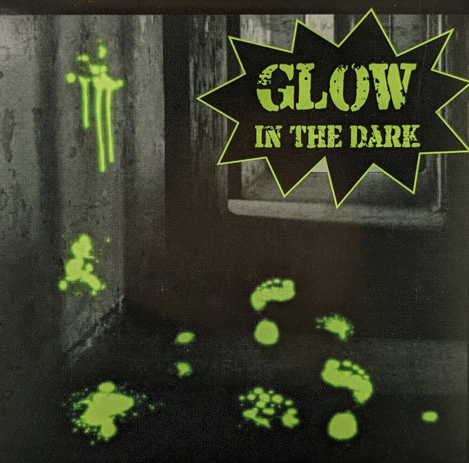 F.I.G. Dekoobjekt Wall-Art Sticker - Halloween - Fußabdrücke (glow in the dark)