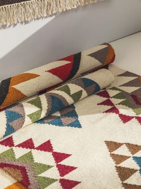 Teppich Zalan, benuta, rechteckig, Höhe: 5 mm, Kunstfaser, Berber, Ethno-Style, Wohnzimmer