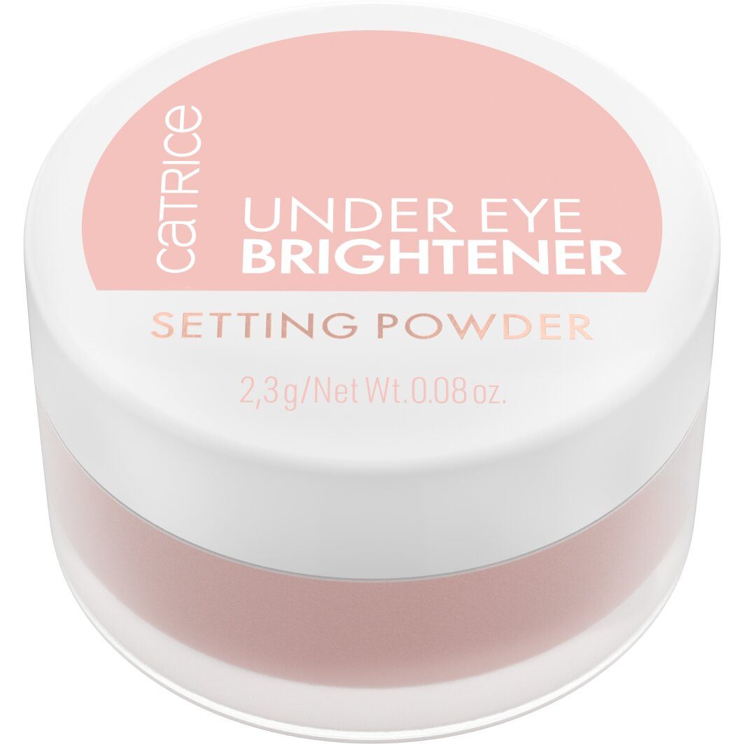 Catrice Puder UNDER EYE BRIGHTENER SETTING POWDER, 3-tlg., Loses Puder, frisches und strahlendes Finish, pflegt die Haut.