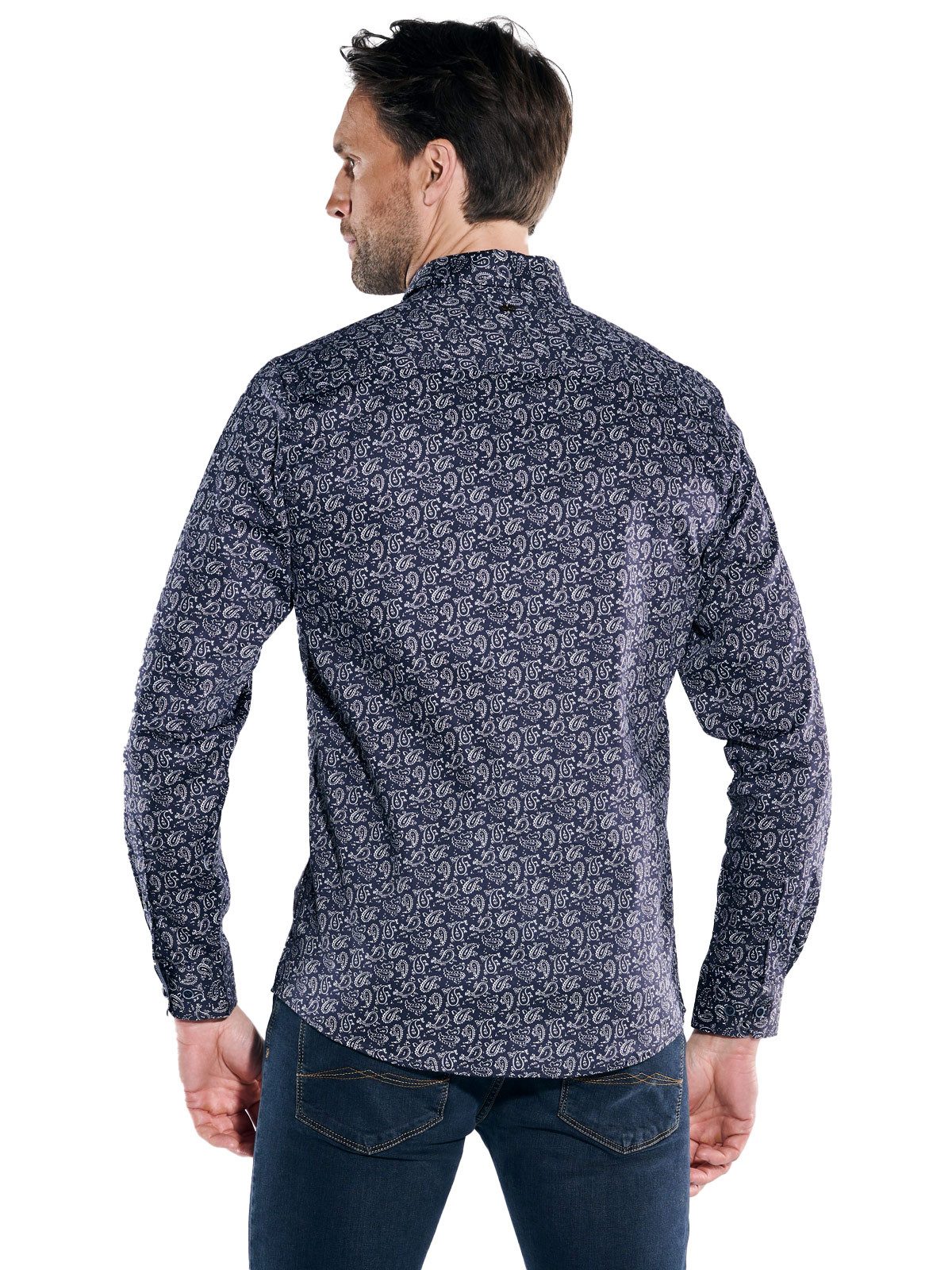 Engbers Langarmhemd engbers Herren Langarm-Hemd "My Favorite", Saphirblau günstig online kaufen