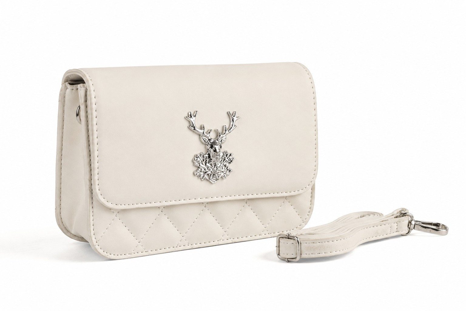 Der Trachtler Trachtentasche Damen Dirndltasche mit Hirsch-Zierteil, - stilvolles Trachten-Accessoire