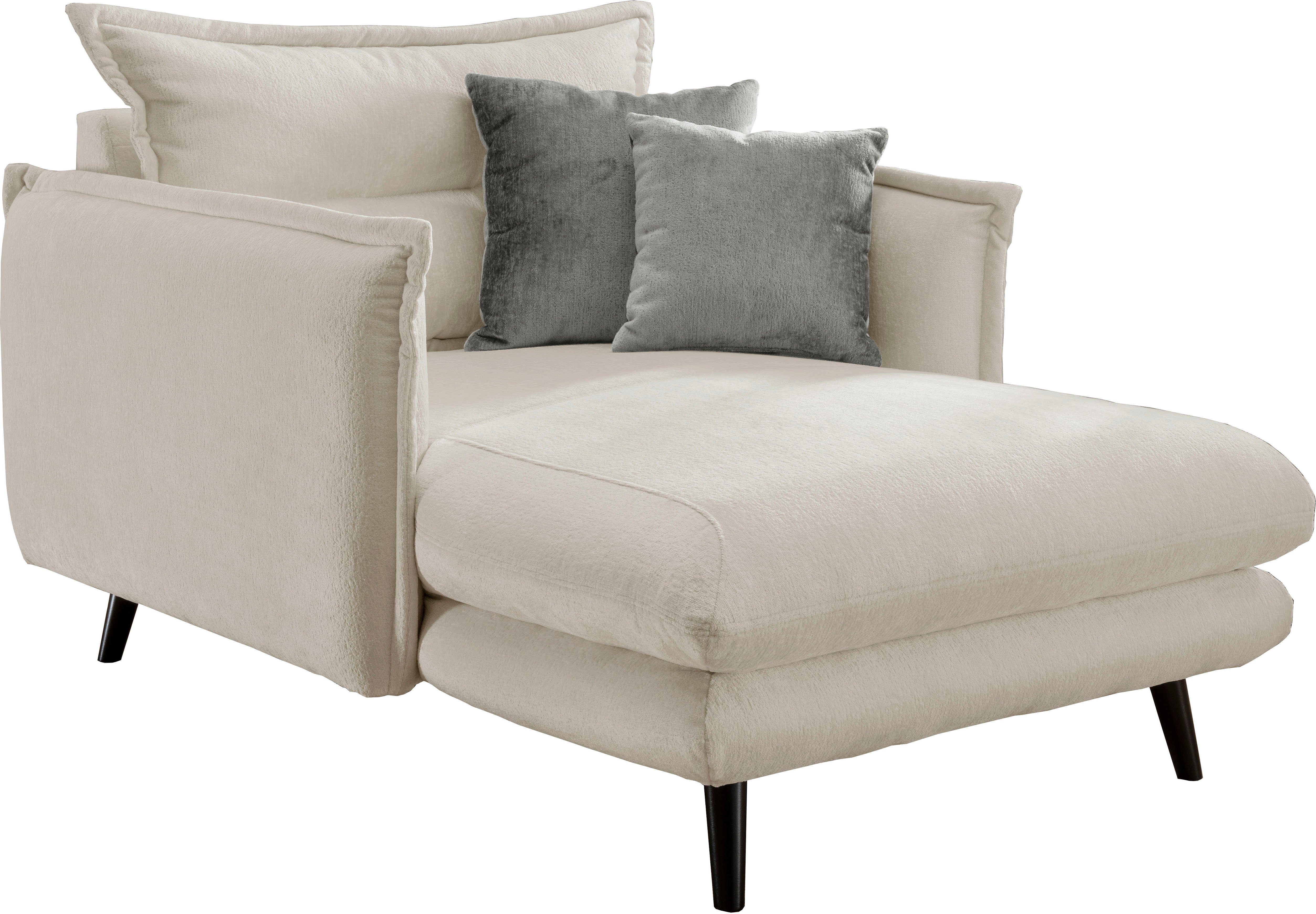Home affaire Loveseat Lazio, moderner Sessel mit einer bequemen Polsterung, 2 Stk. Zierkissen