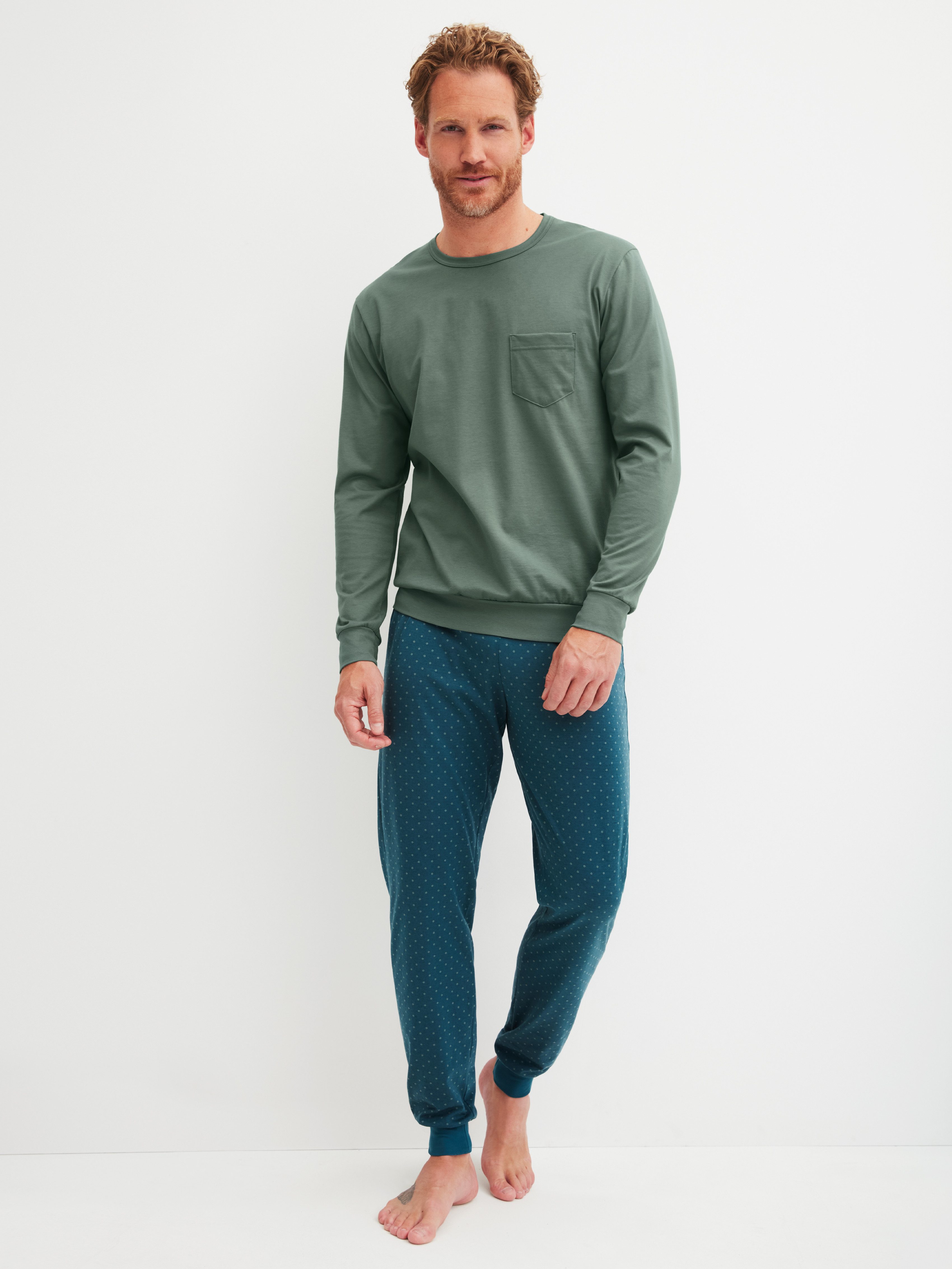 CALIDA Schlafanzug Relax Imprint 1 (2 tlg) aus weicher Single-Jersey-Qualit günstig online kaufen
