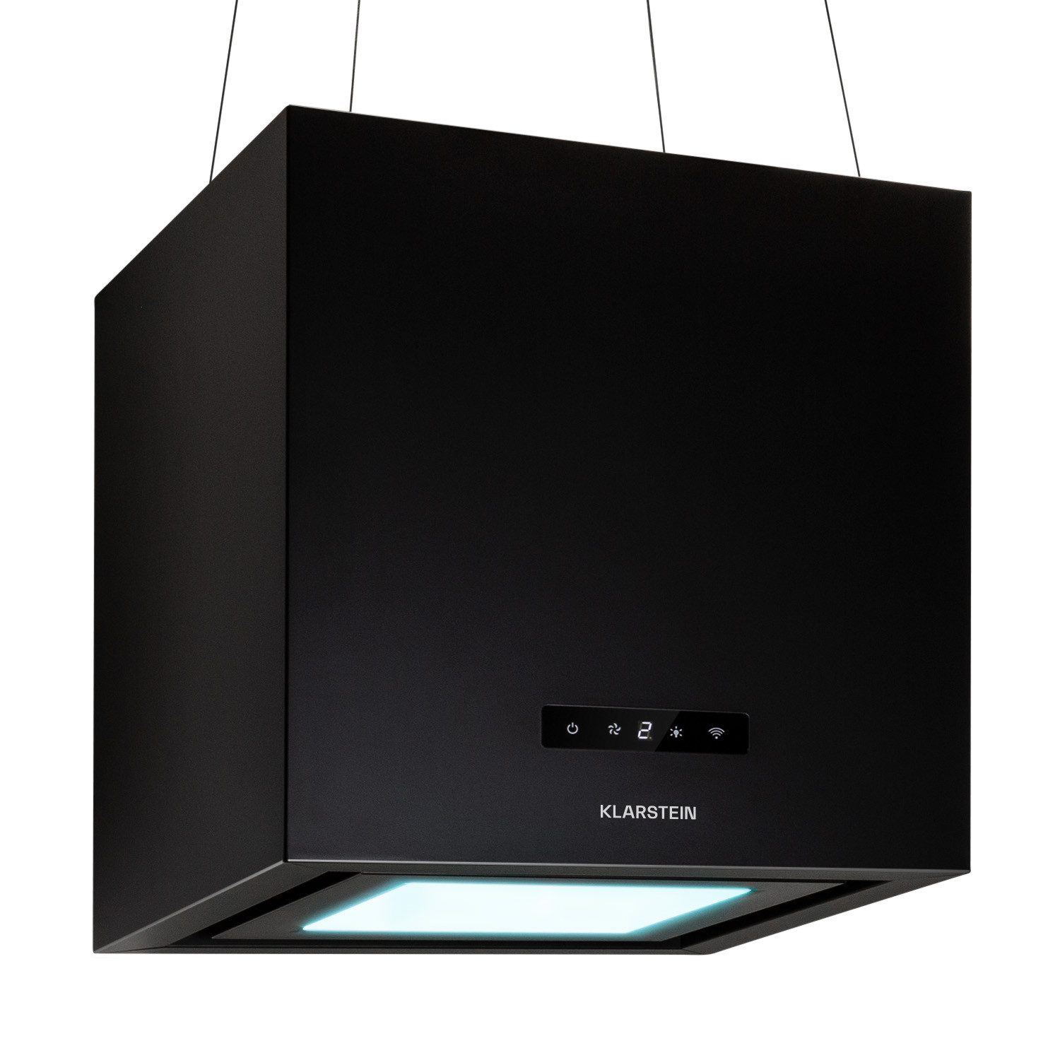 Klarstein Deckenhaube Kronleuchter Smart Inselabzugshaube Kronleuchter Smart Inselabzugshaube, Abzugshaube Insel Abluft Haube Umluft Dunstabzug Einbau Umlufthaube