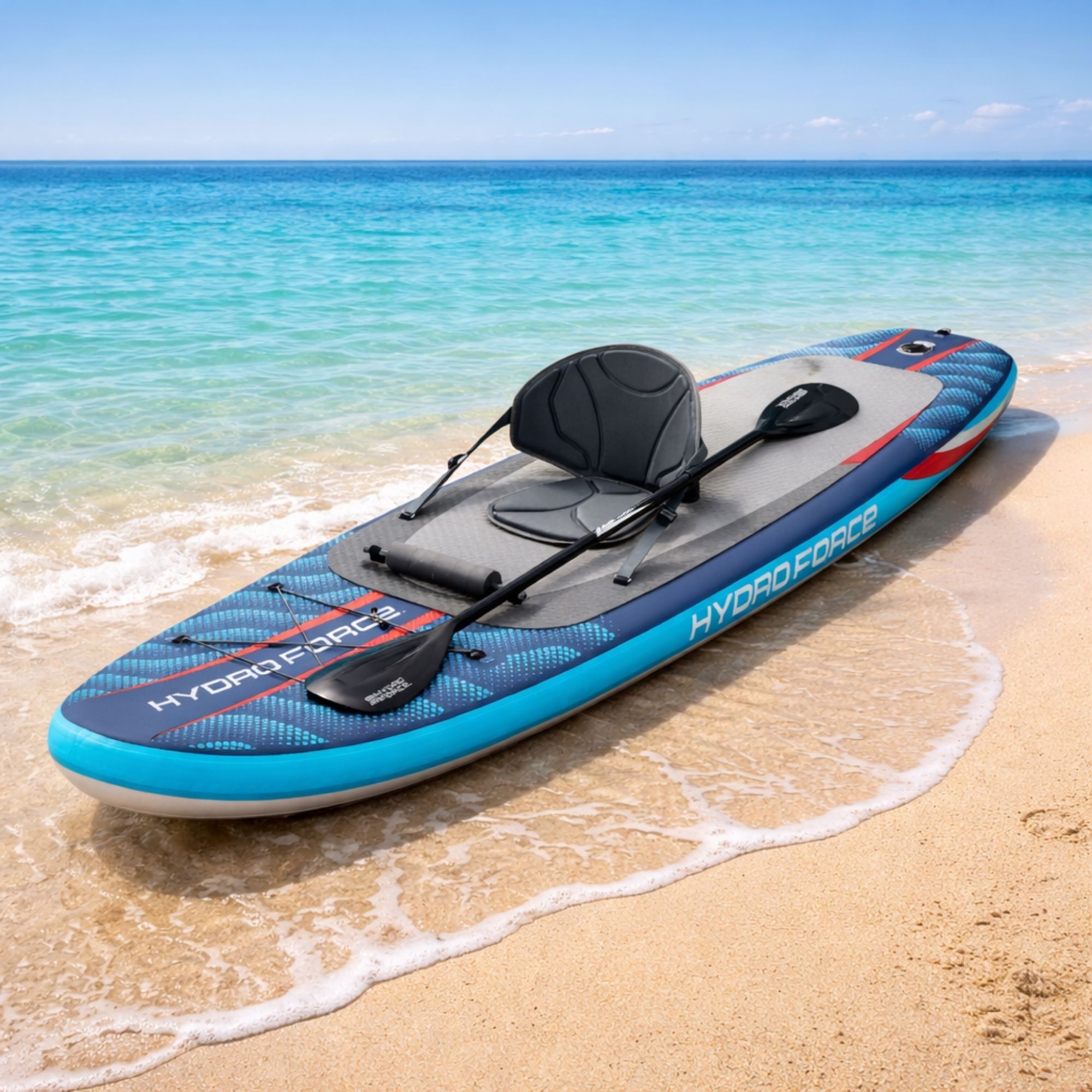BESTWAY Pool Bestway Hydro Force SUP Allround Board-Set Oceana mit Sitz 305 x 84 x