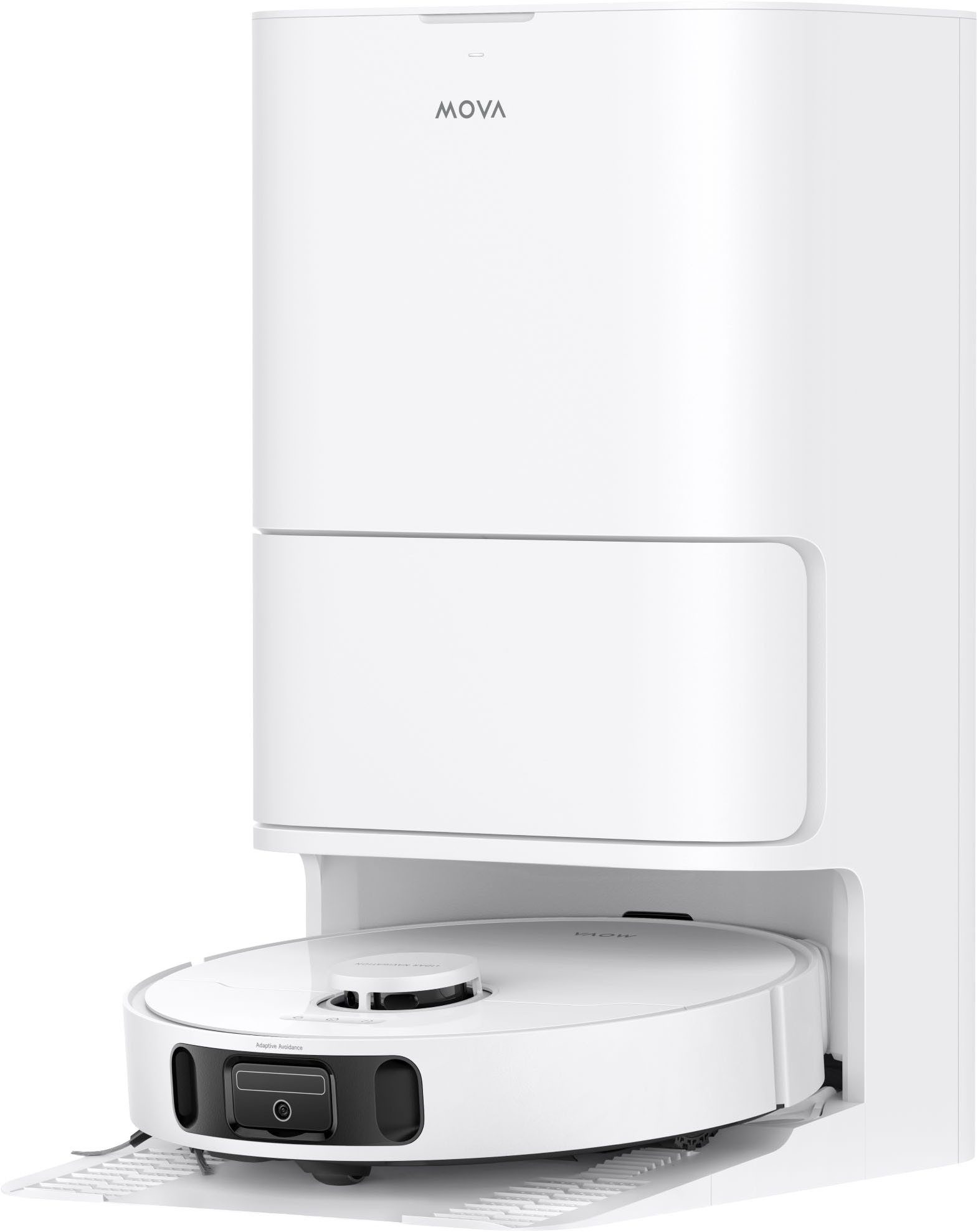 Mova Nass-Trocken-Saugroboter E40 Ultra mit Wischfunktion, 600 W, mit Beutel, 75 Tage saugen ohne Aufwand, Teppicherkennung, 19.000Pa Saugkraft
