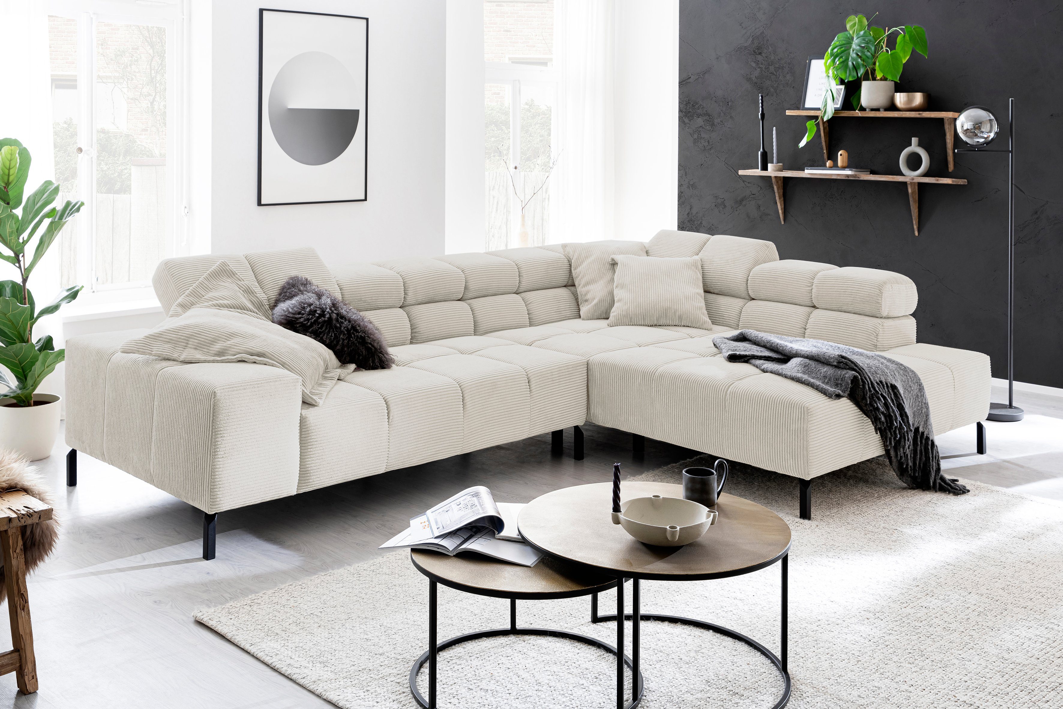 INOSIGN Ecksofa Ancona New, wahlweise motorische günstig online kaufen