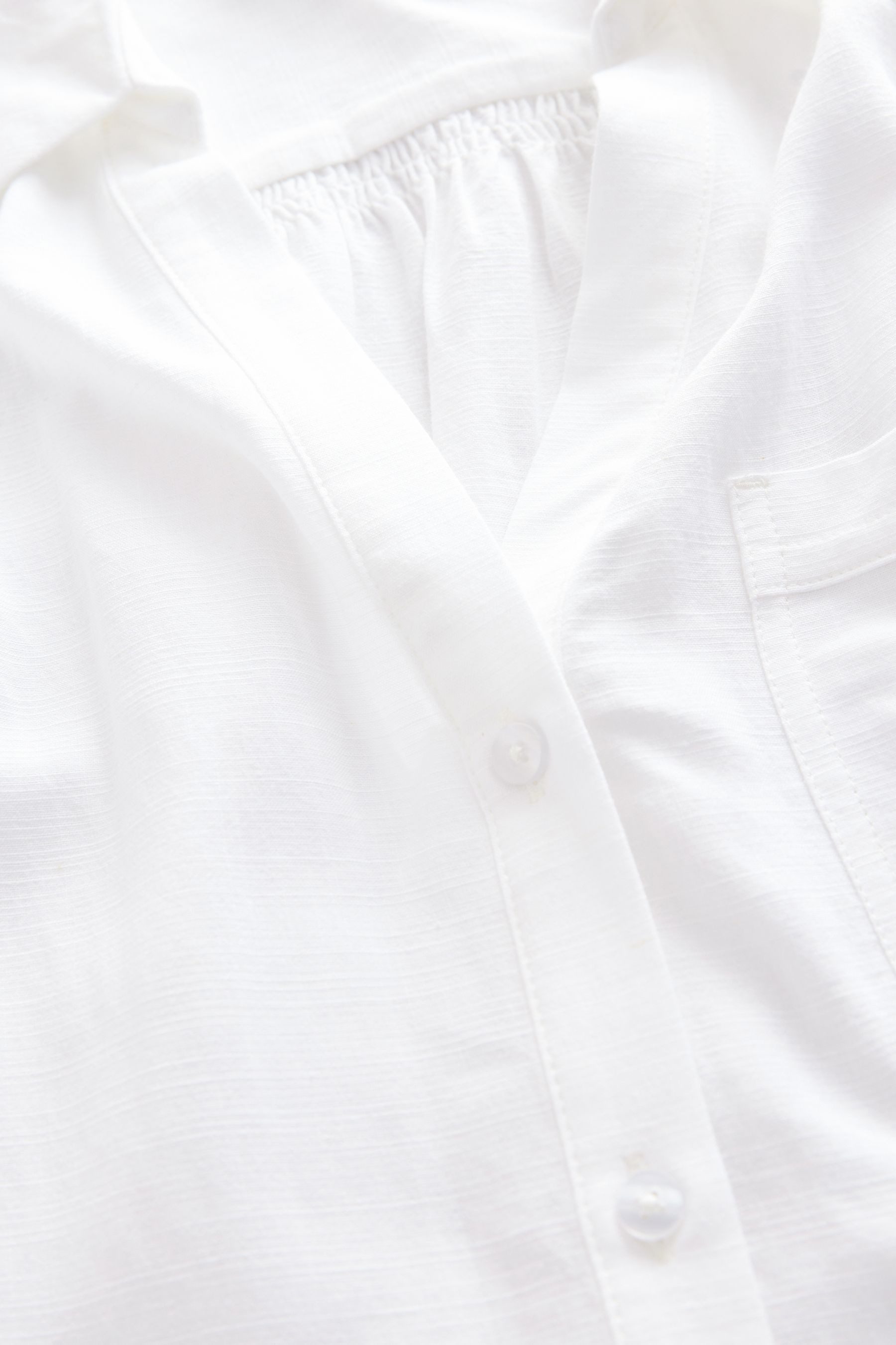 Next Kurzarmhemd Kurzarmbluse mit Leinenanteil (1-tlg) günstig online kaufen