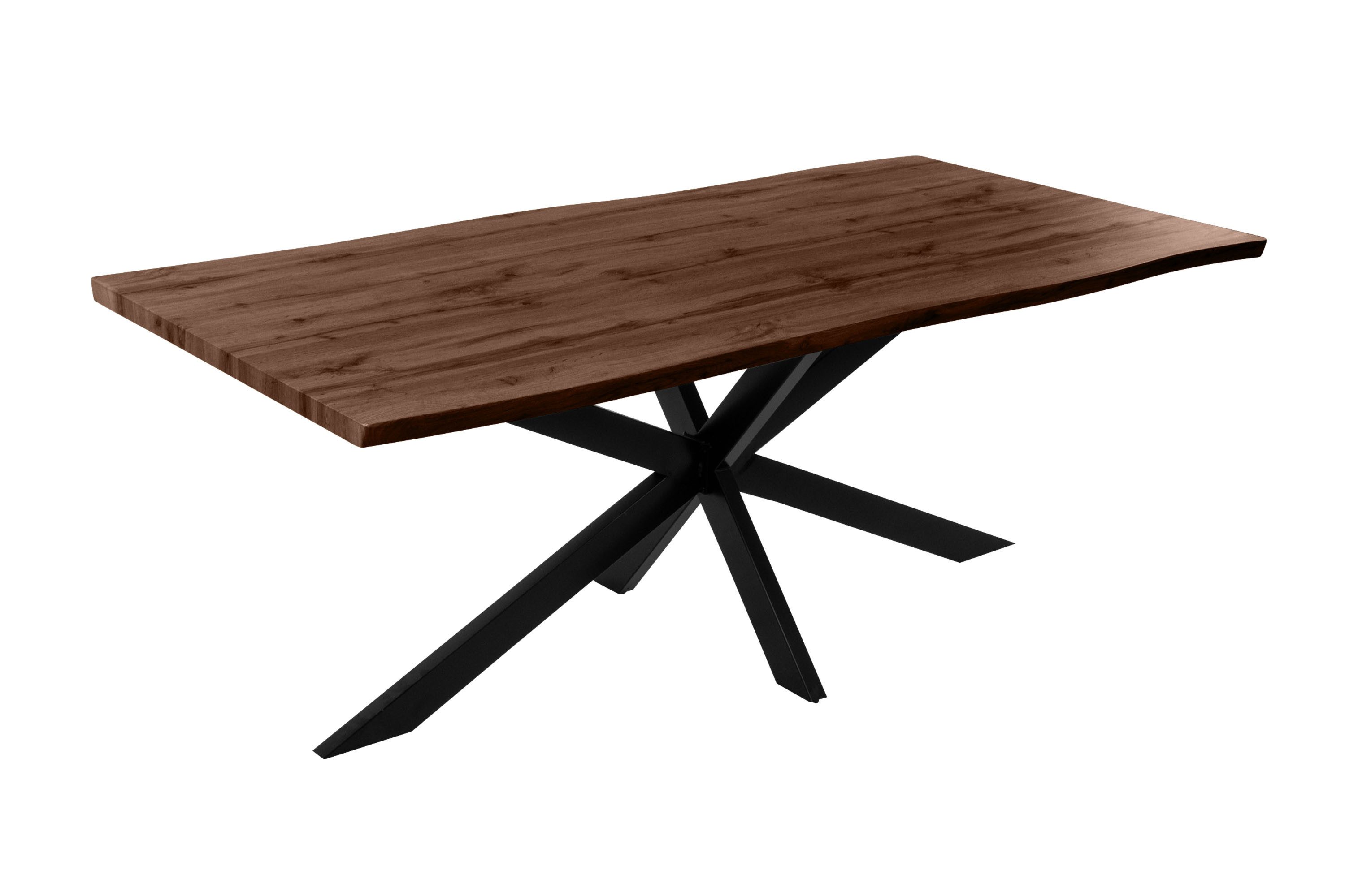 Loreno® Esstisch Josy, verschiedene Holz-Optik, Baumkante, günstig online kaufen
