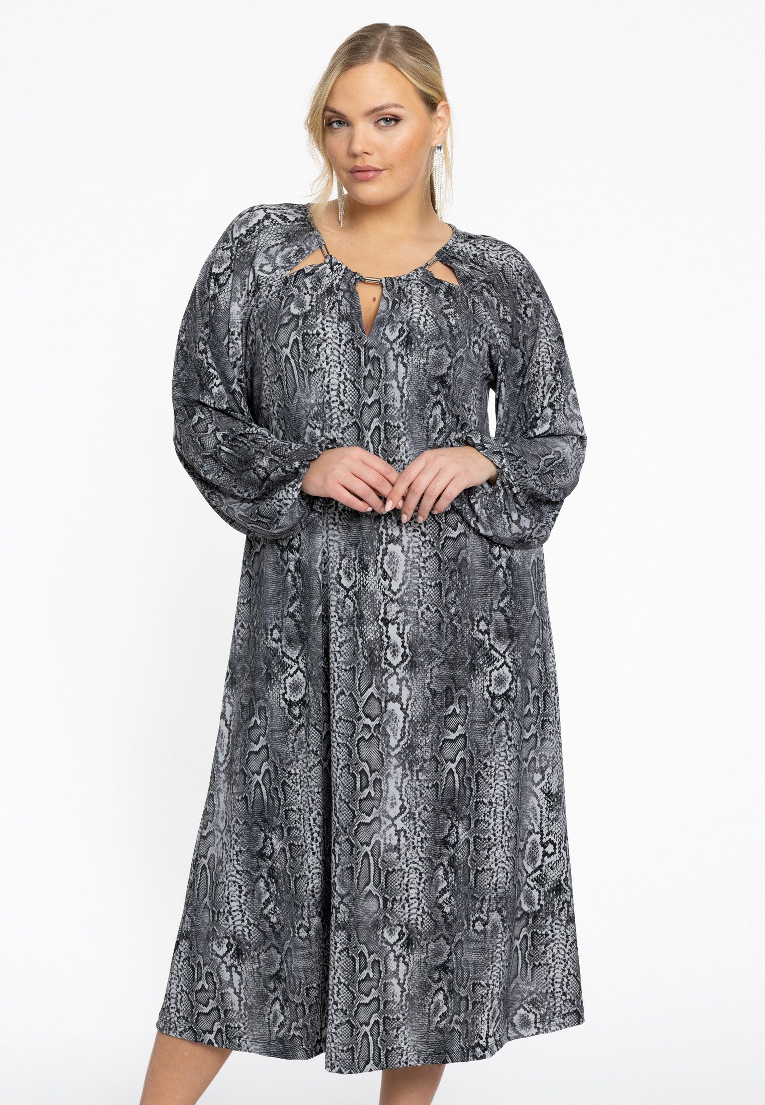 A-Linien-Kleid Damen Kleid Große Größen