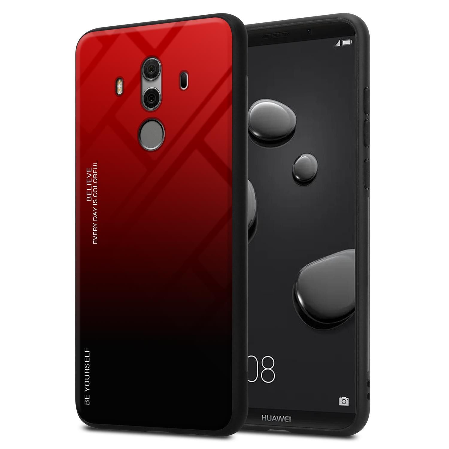 Cadorabo Handyhülle für Huawei MATE 10 PRO Hülle Huawei MATE 10 PRO, Robustes Hard Case - Handy Schutzhülle - Hülle - Back Cover Bumper