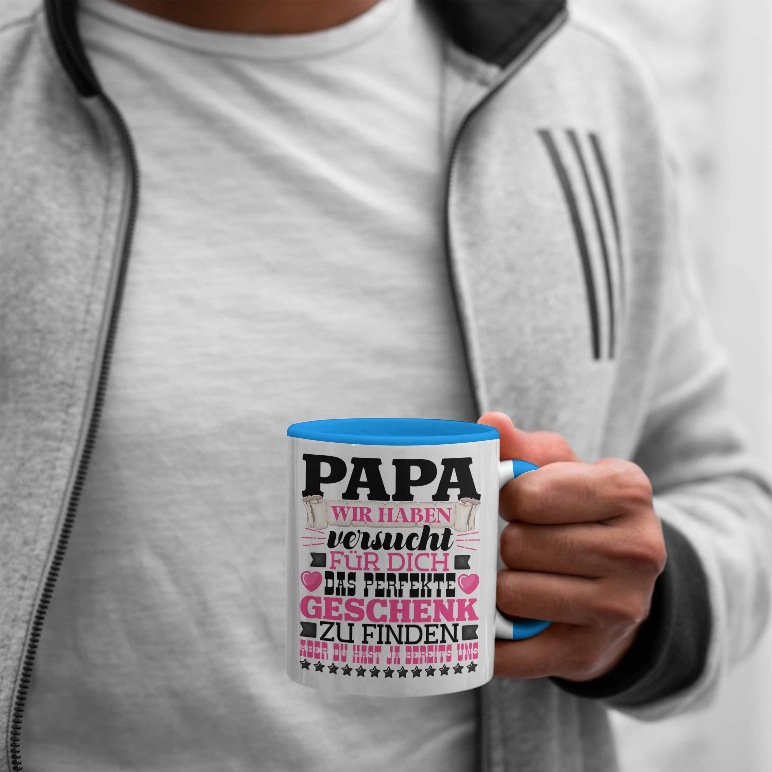 Tochte Papa Geschenk Tasse Blau Trendation von Geschenk Besten Vater für Tasse Geschenkidee