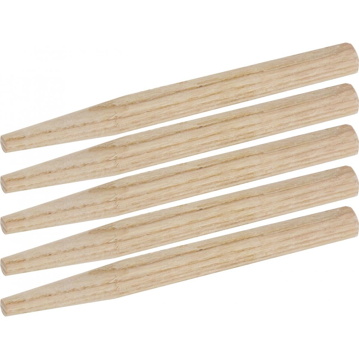 Triuso Rechen Zinken für Holzrechen 5 Stück, (5-tlg), Ø 12,2 mm, Länge der Zinken: 13,5 cm