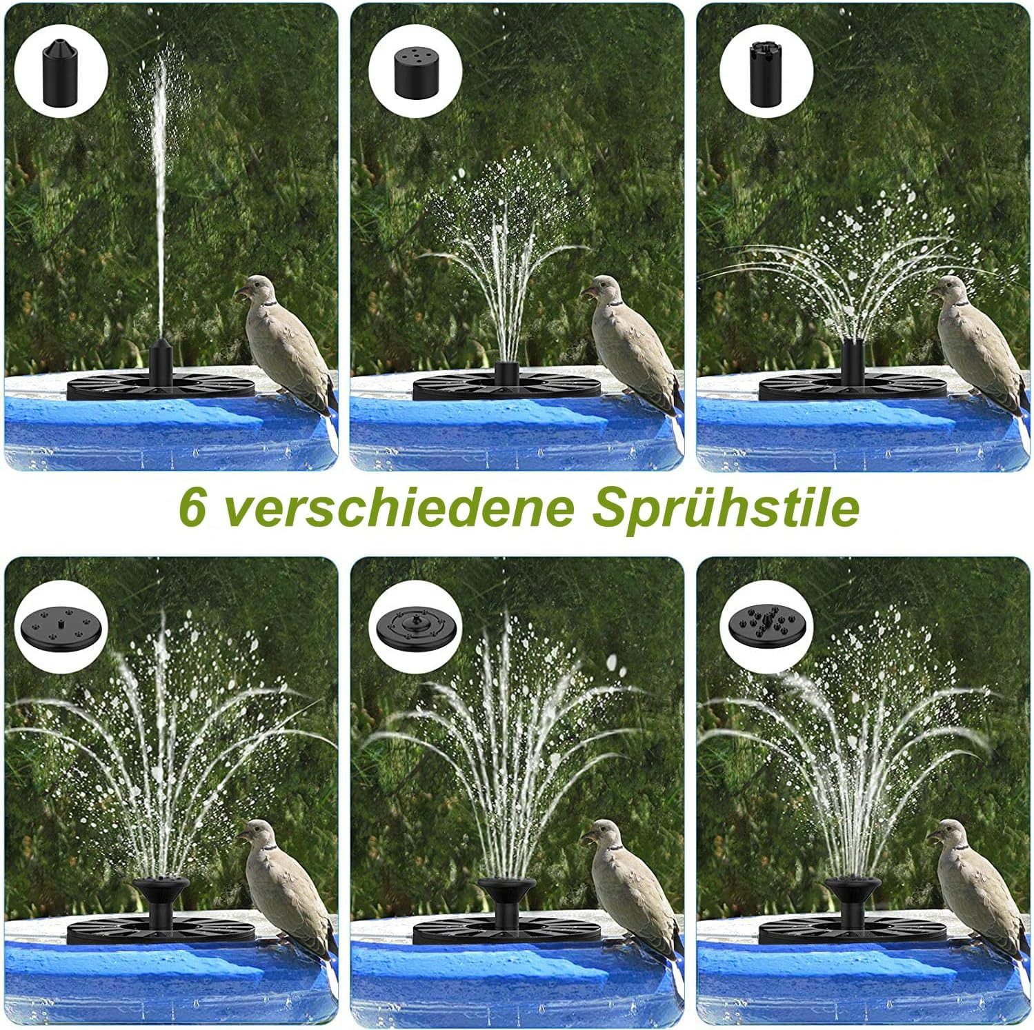 UE Stock Teichpumpe Solar Springbrunnen Teichpumpe günstig online kaufen