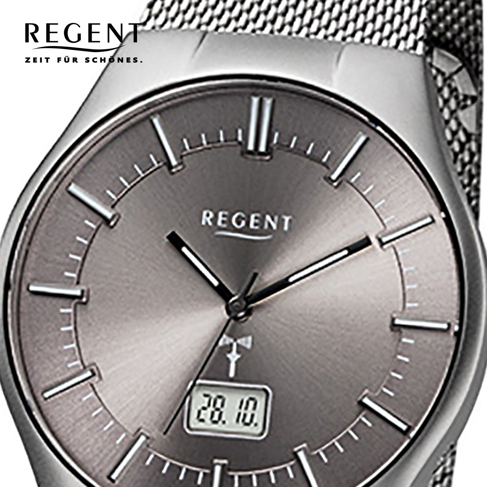 Regent Funkuhr 18164292, Milanaise-Armband