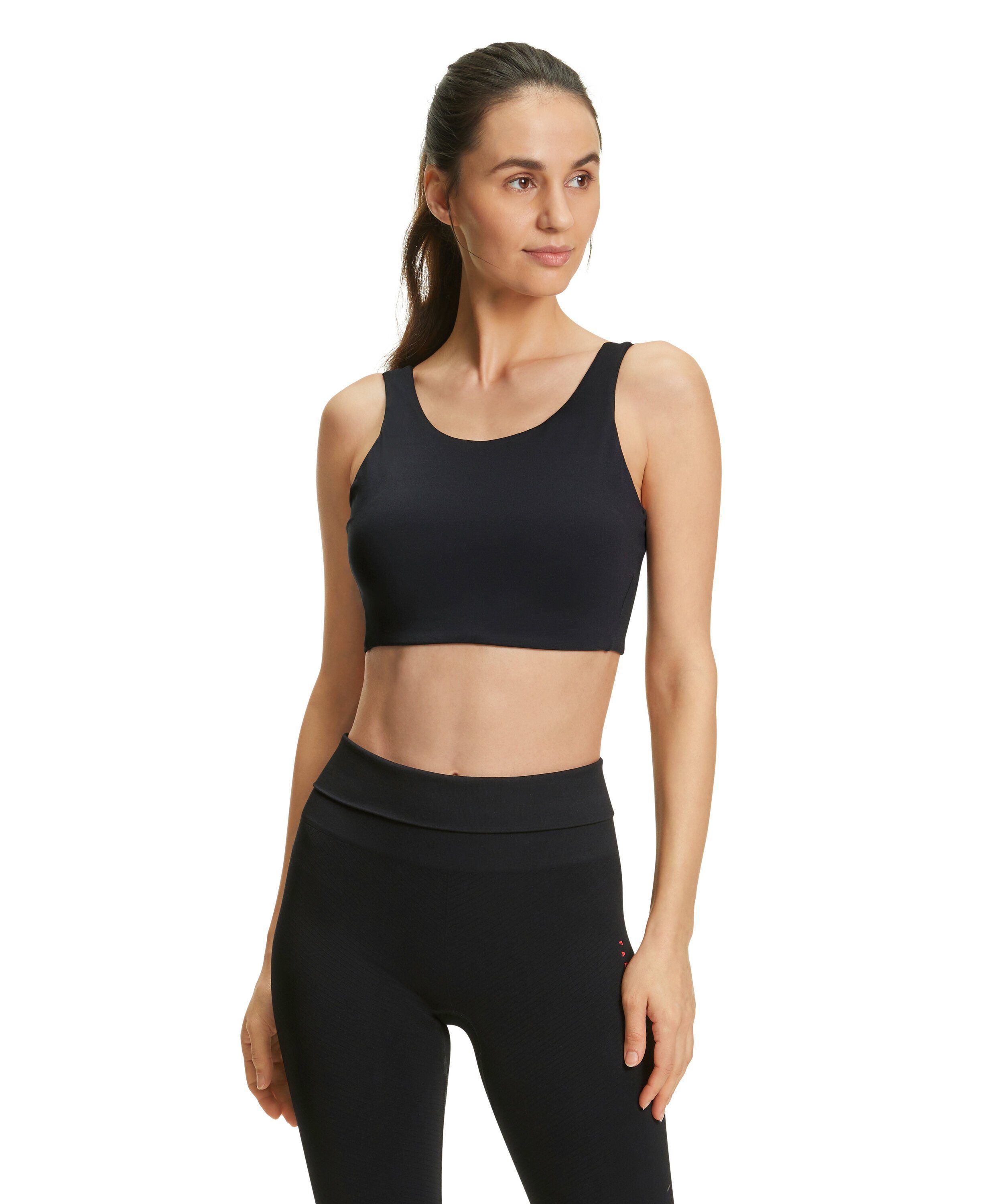 FALKE Sport-BH mit mittlerem Halt und herausnehmbaren Polstern black (3000)