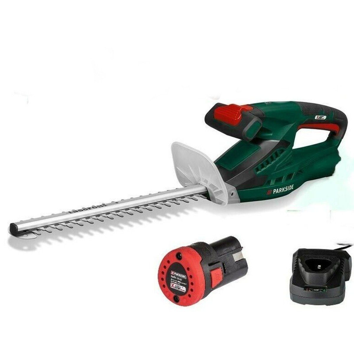 Parkside Akku-Heckenschere PARKSIDE Akku-Heckenschere PHSA 12 mit Akku und Ladegerät X 12 V Team