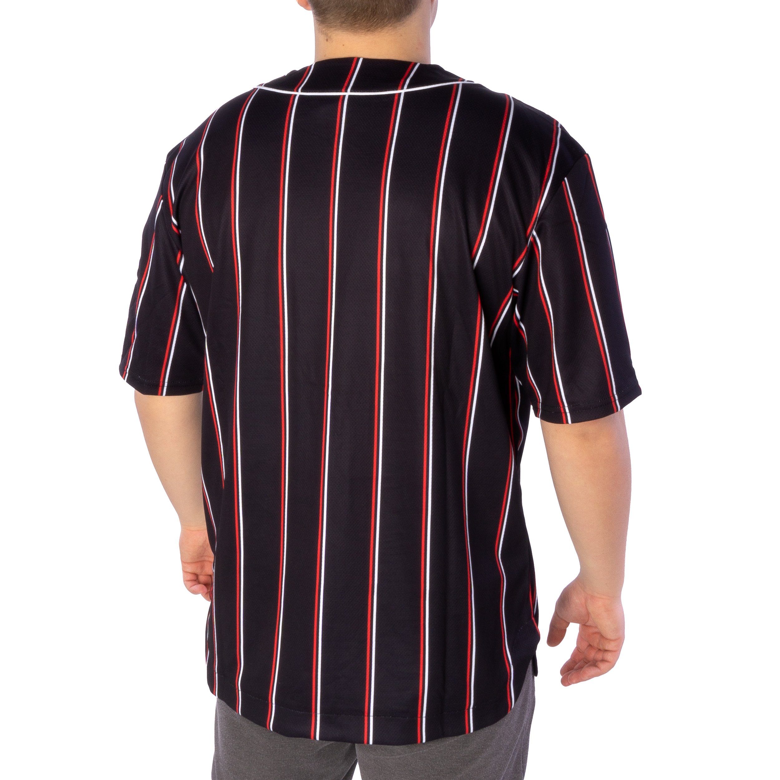 Fubu T-Shirt Shirt Fubu Varsity Multicolor Baseball (1-tlg)