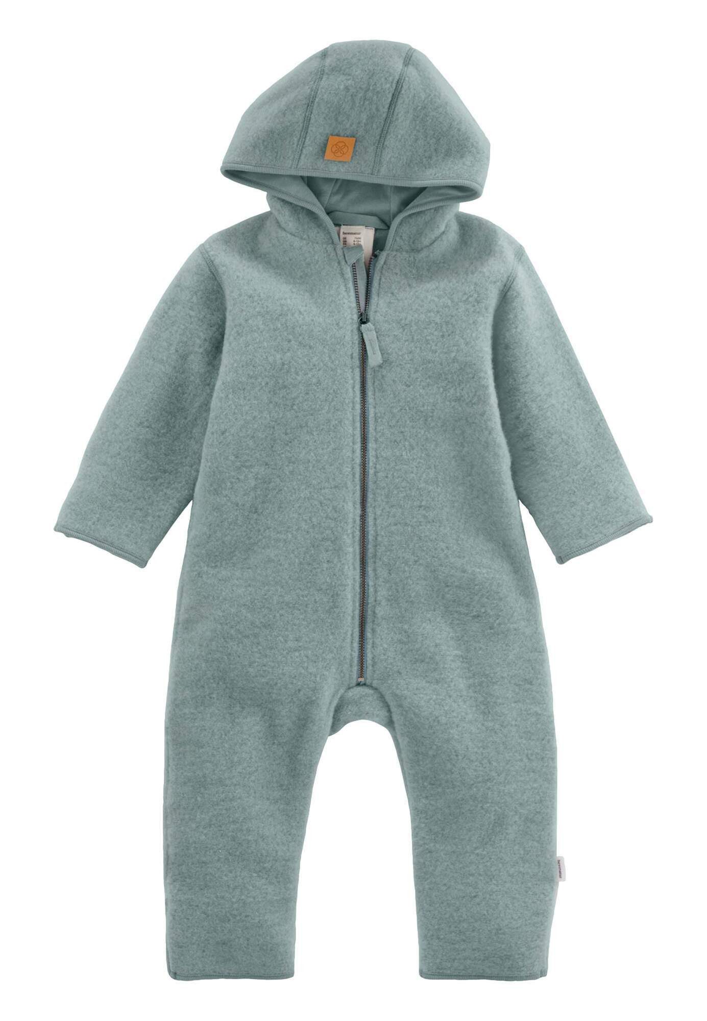 Hessnatur Overall Wollfleece aus reiner Bio-Merinowolle (1-tlg)