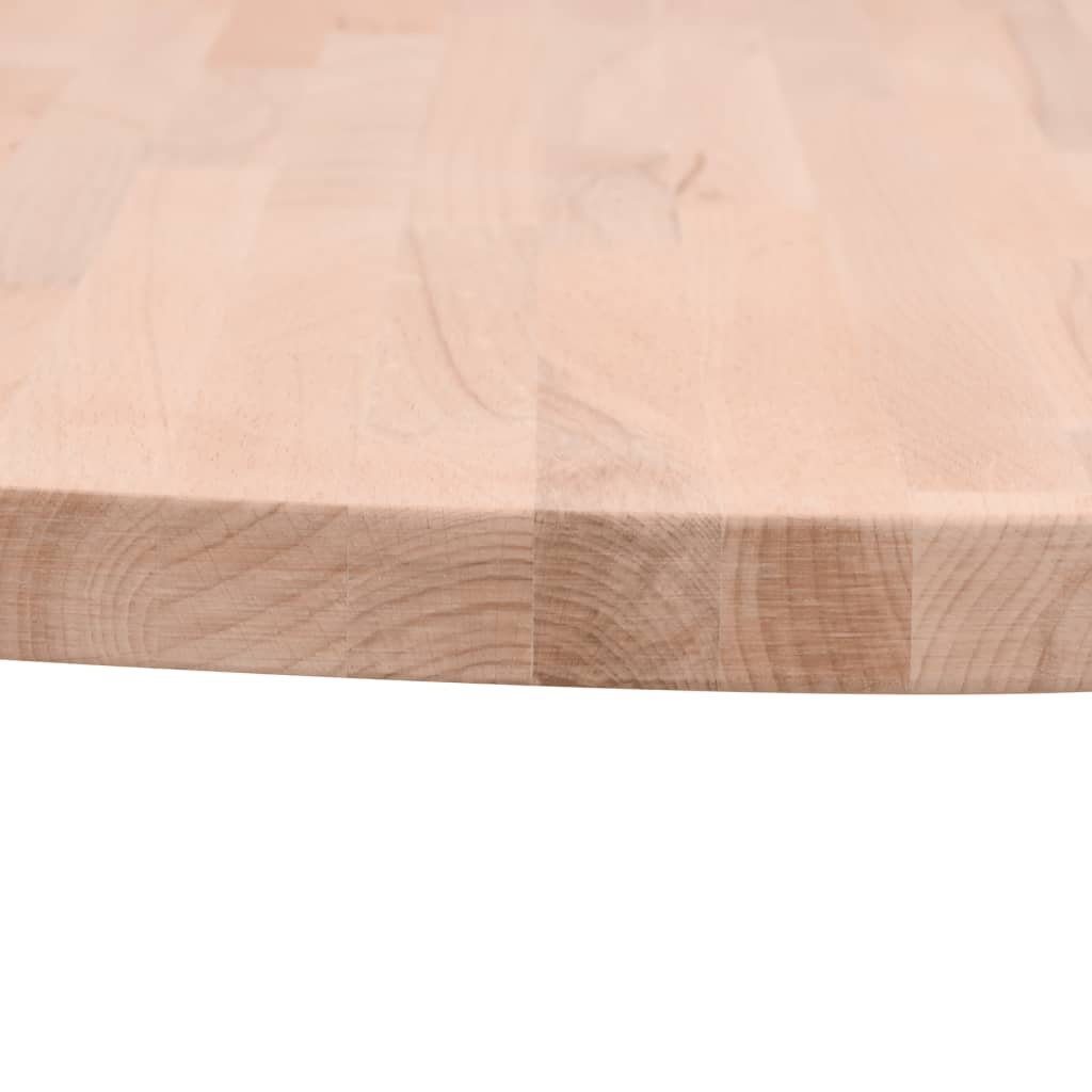 furnicato Tischplatte Rund cm Massivholz Buche Ø30x2,5