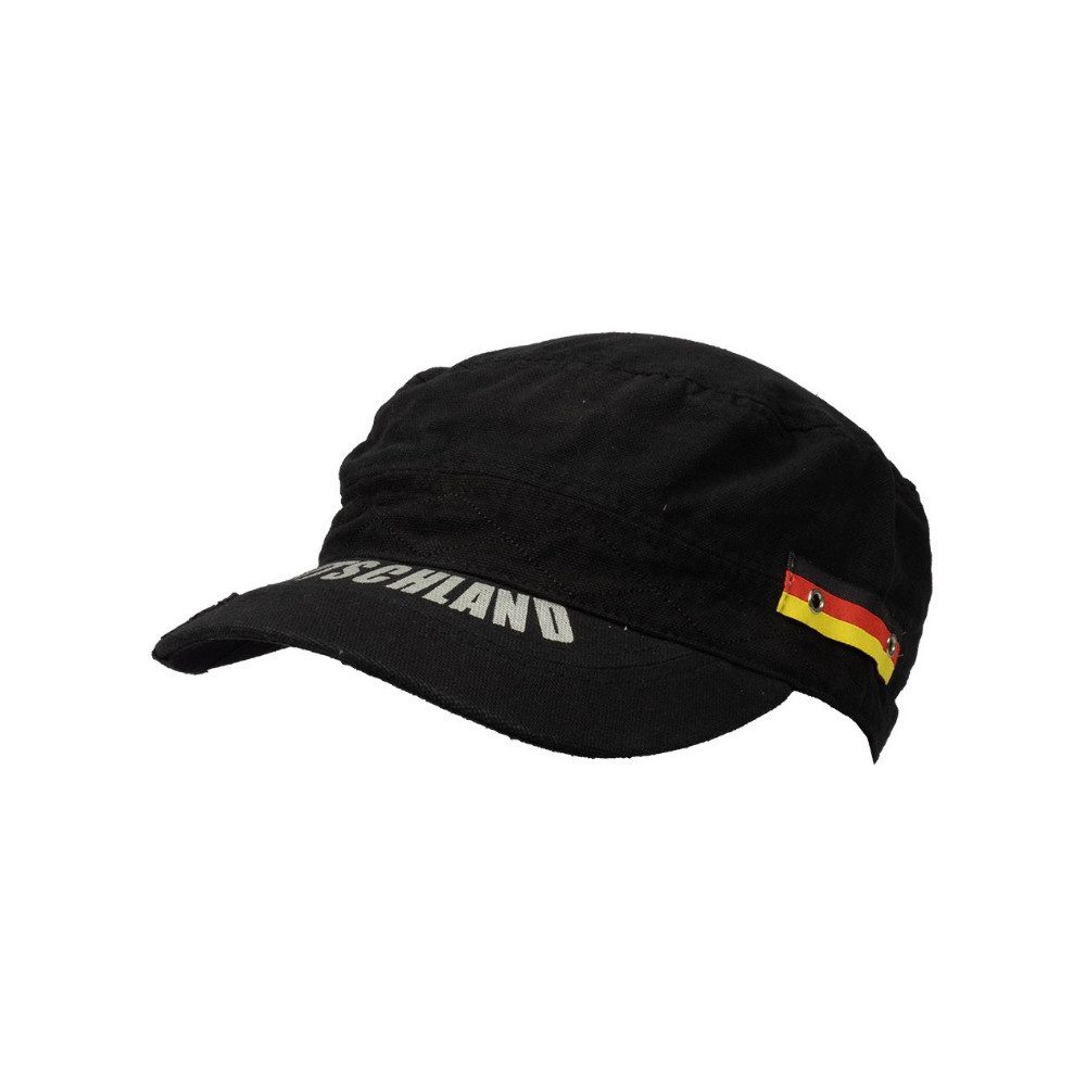 VertriebsArena GmbH Baseball Cap Deutschland Army-Cap "Fan", schwarz